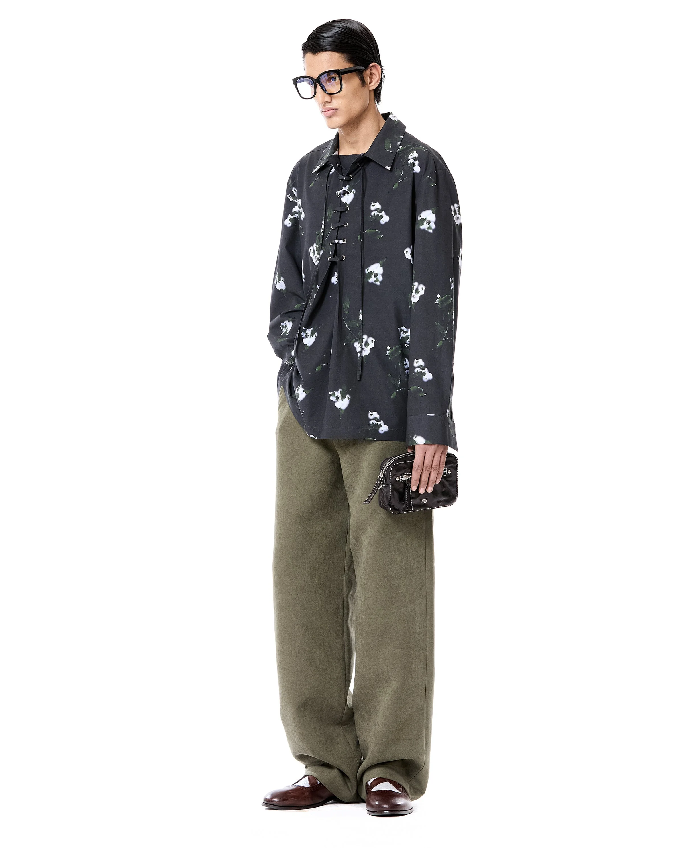 PRINTED LACED POLO SHIRT - Dhruv Kapoor
