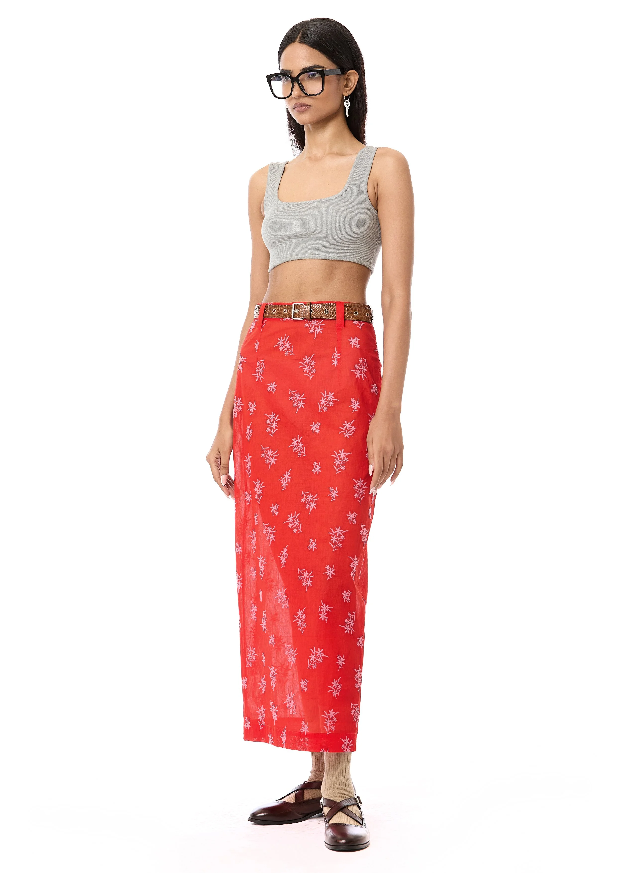 EMBROIDERED PAPER SKIRT - Dhruv Kapoor