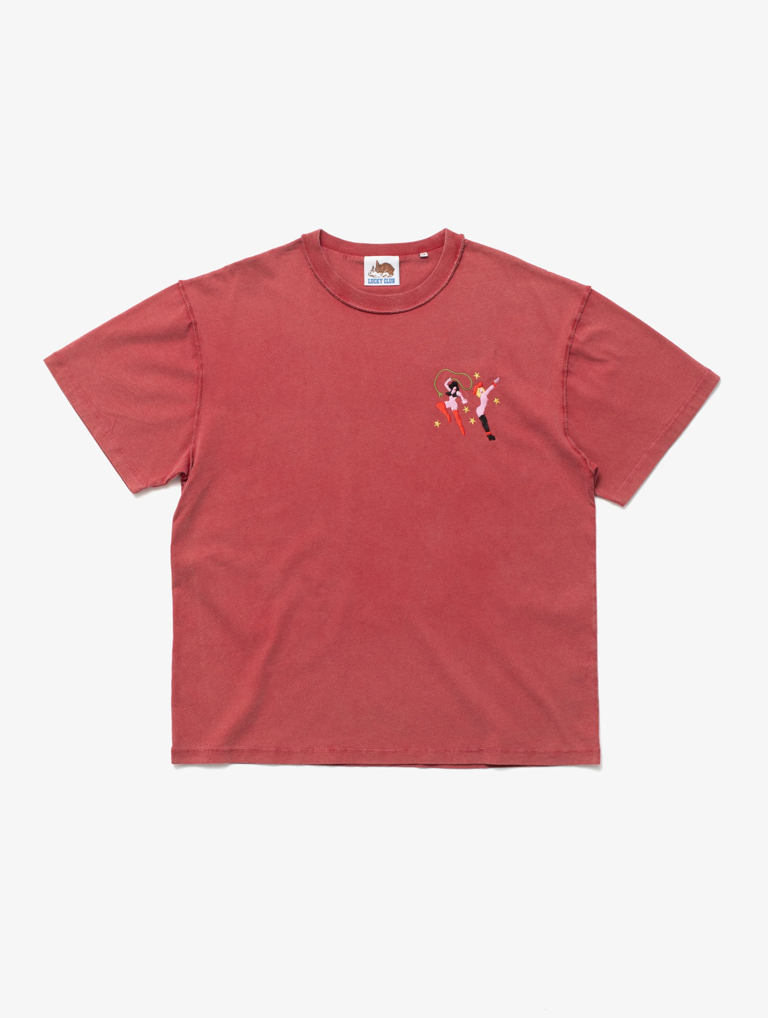 T-SHIRT RED BOTTOM ROMANCE - Carne Bollente