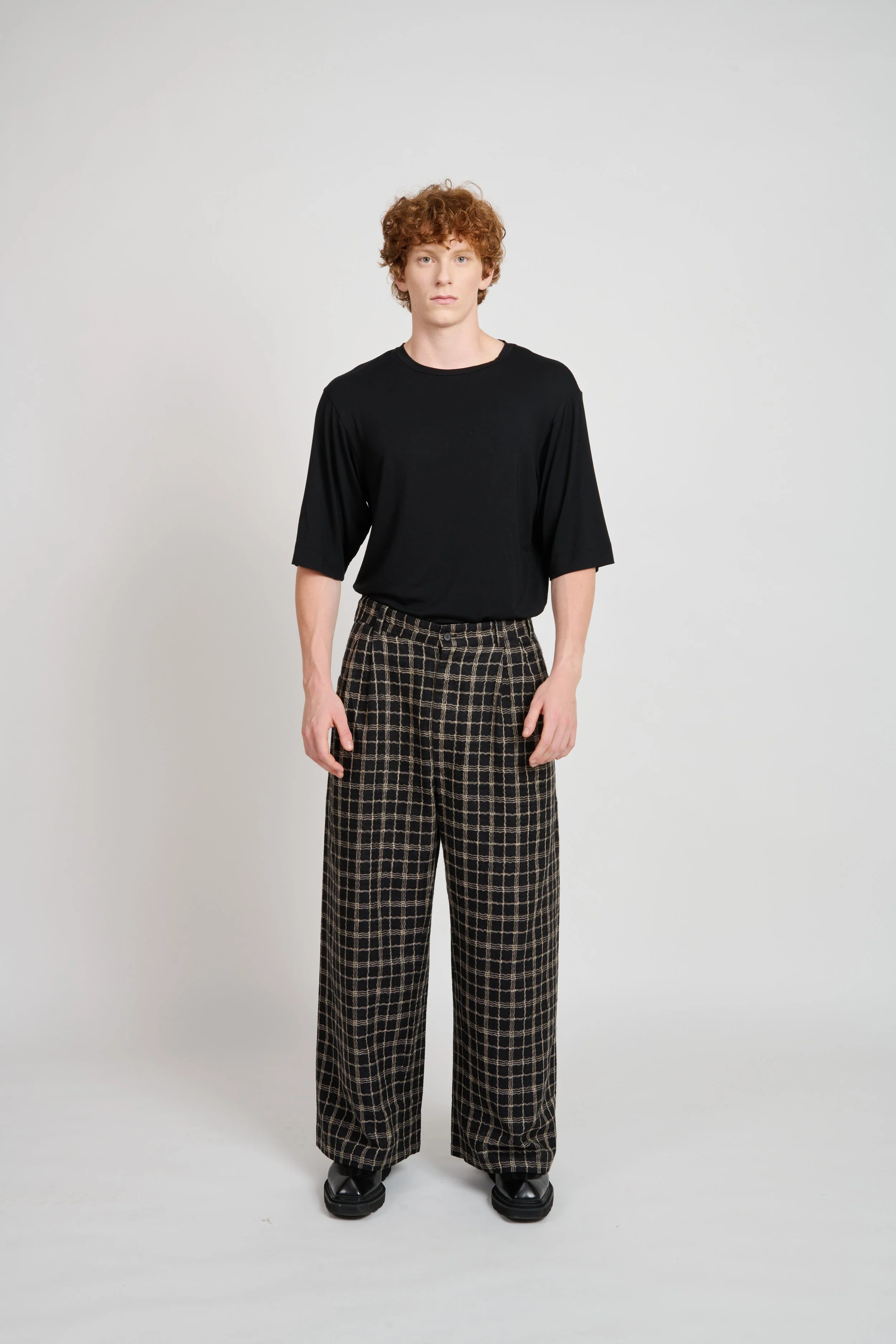 ALEXIS CHECKED PANTS - House of the Very island's