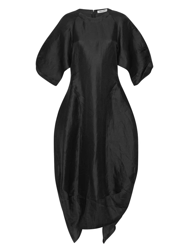 DOUBLE BASS BLACK DRESS - Henrik Vibskov