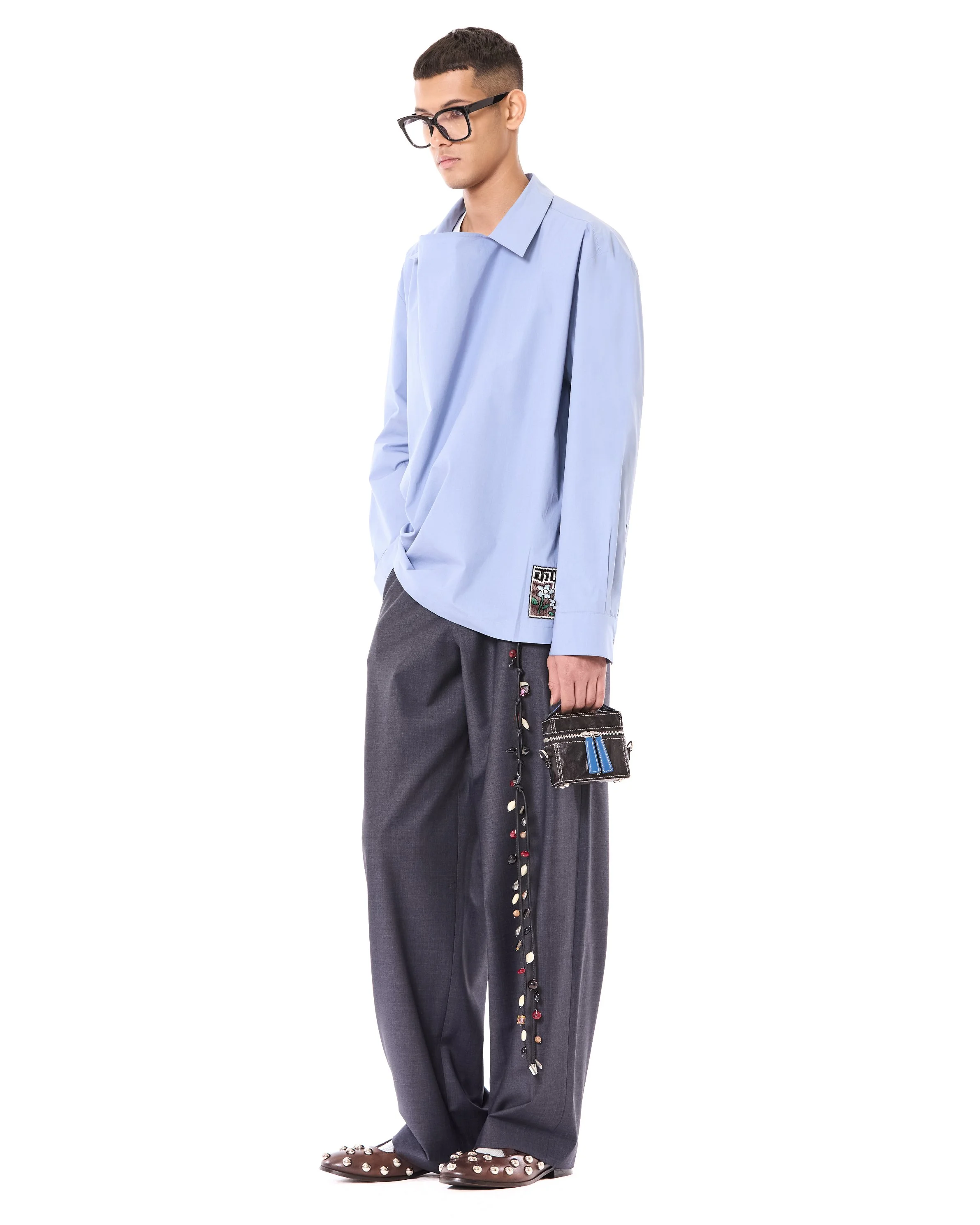 COWL NECK POLO SHIRT - Dhruv Kapoor