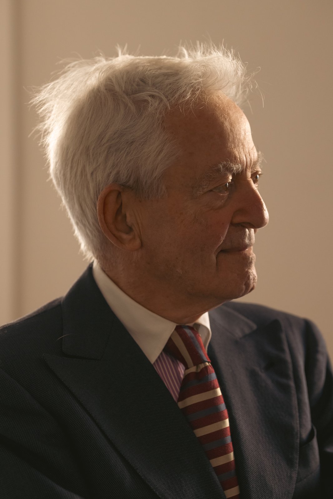Profile portrait of senior bespoke tailor Francesco Musella.