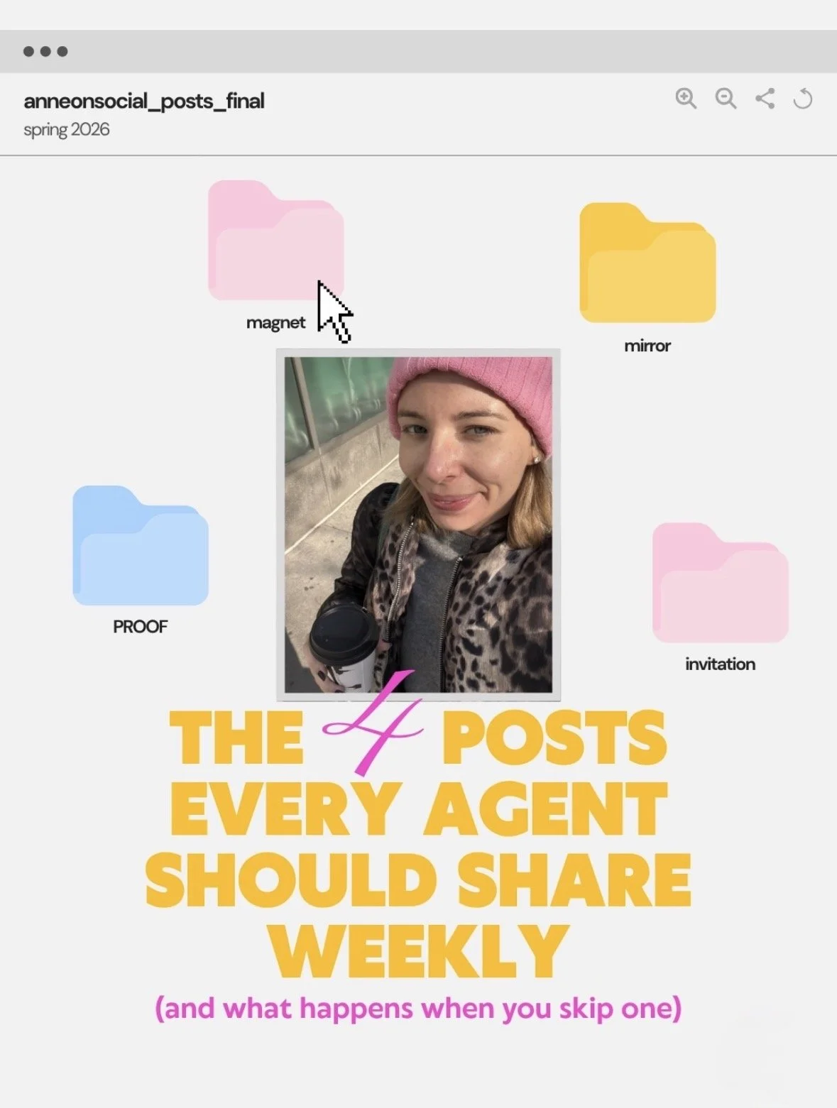 These Are the 4 Posts Every Agent Should Share Weekly (and What Happens when You Miss One)
