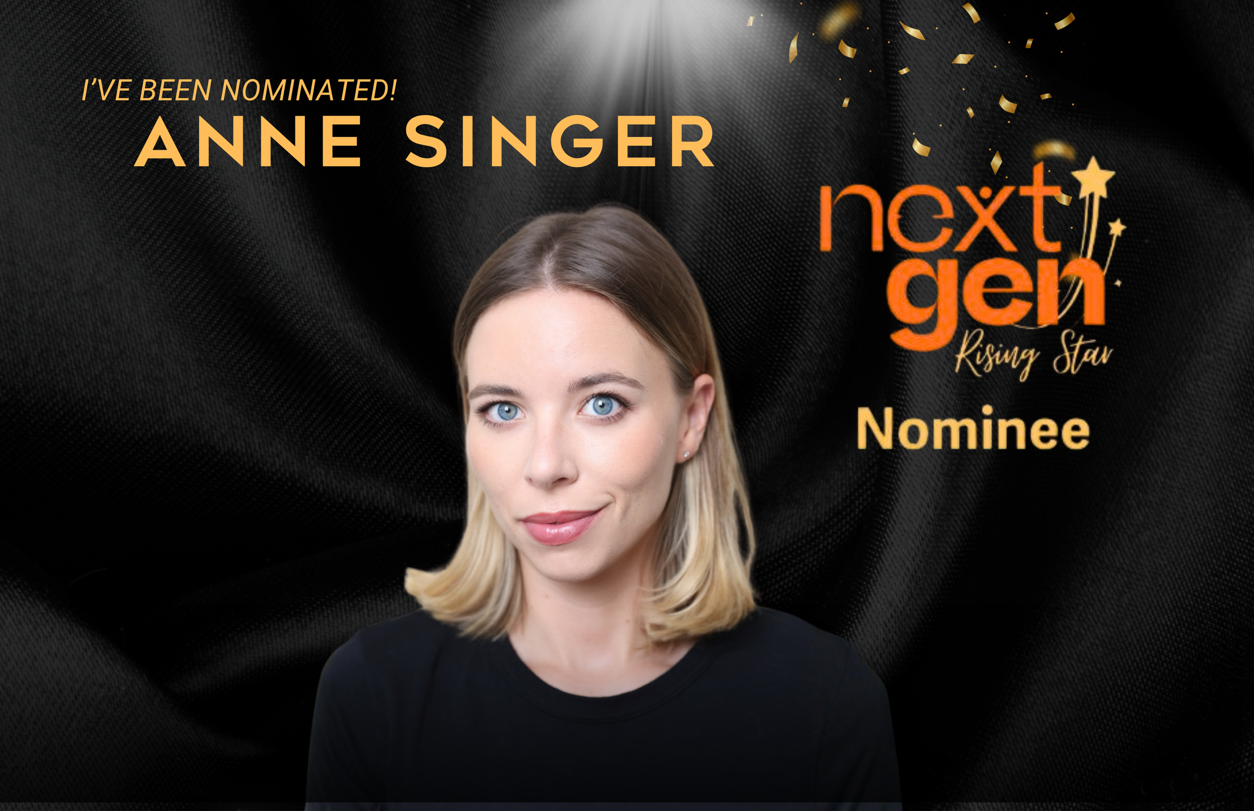 Anne Singer Nominated for Next Gen Rising Star Award 2026
