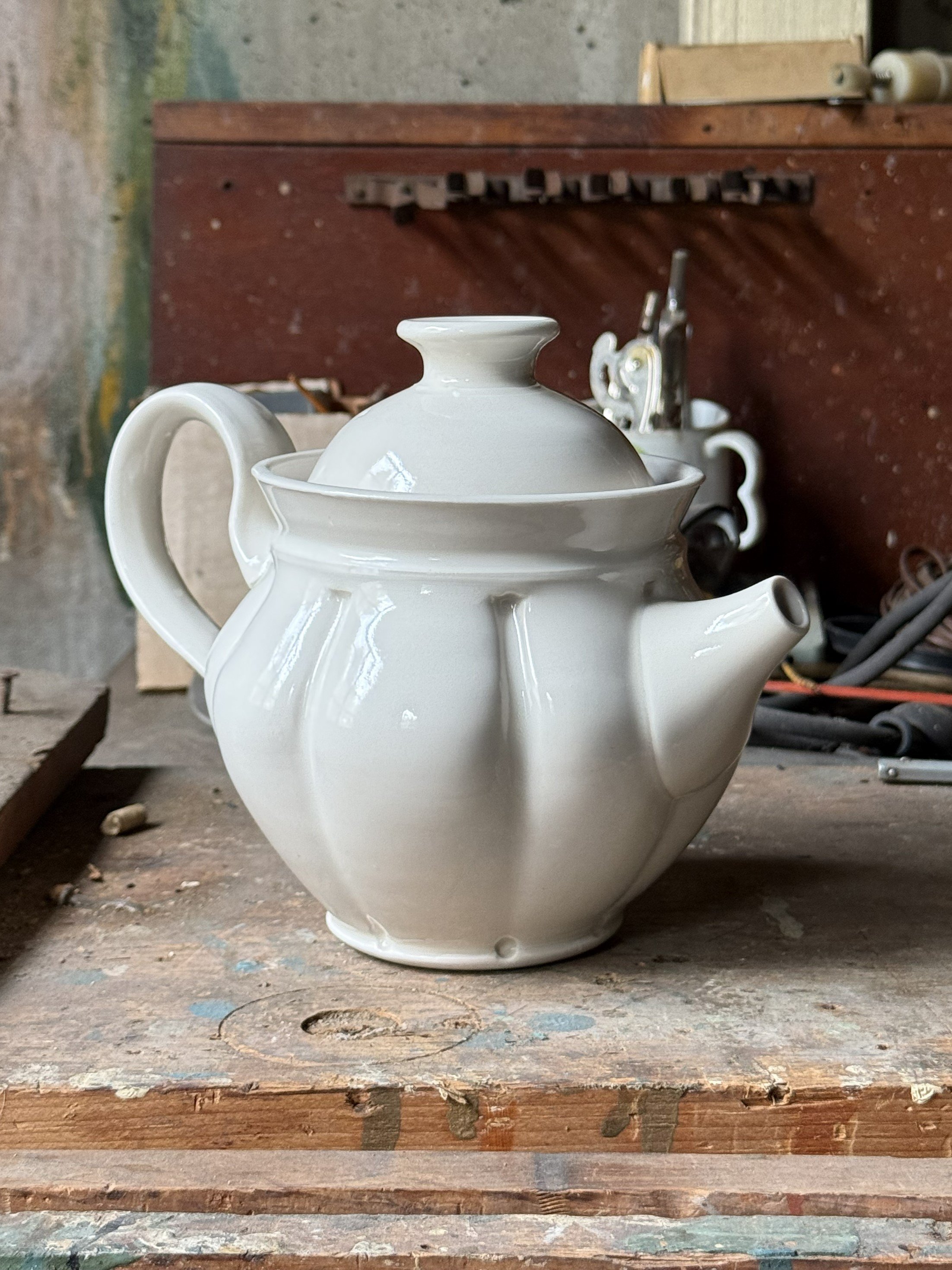 Scalloped Teapot