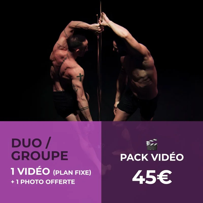 Pack vidéo DUO/GROUPE 🎬
