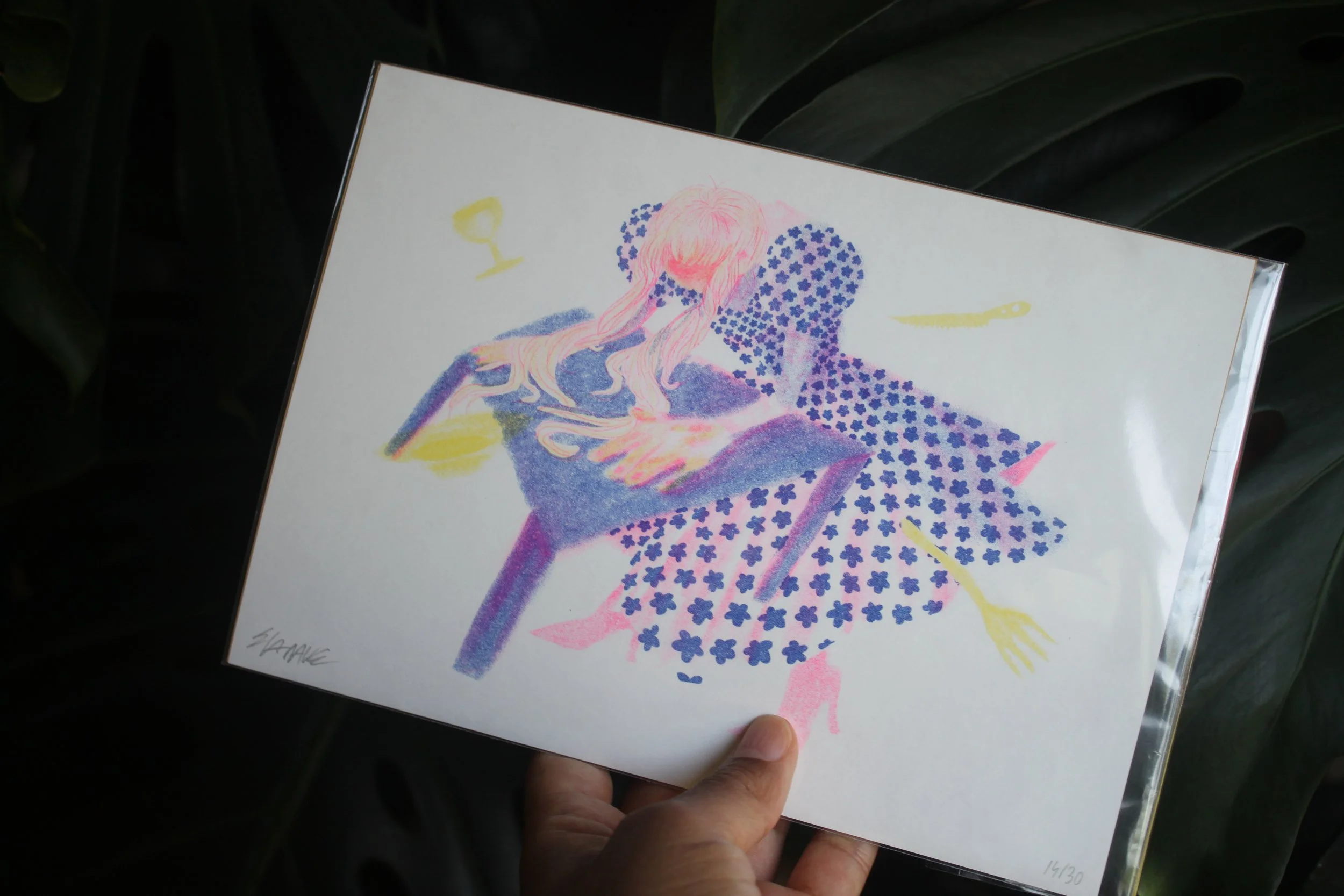 A5 Risograph Print - Eva Nave