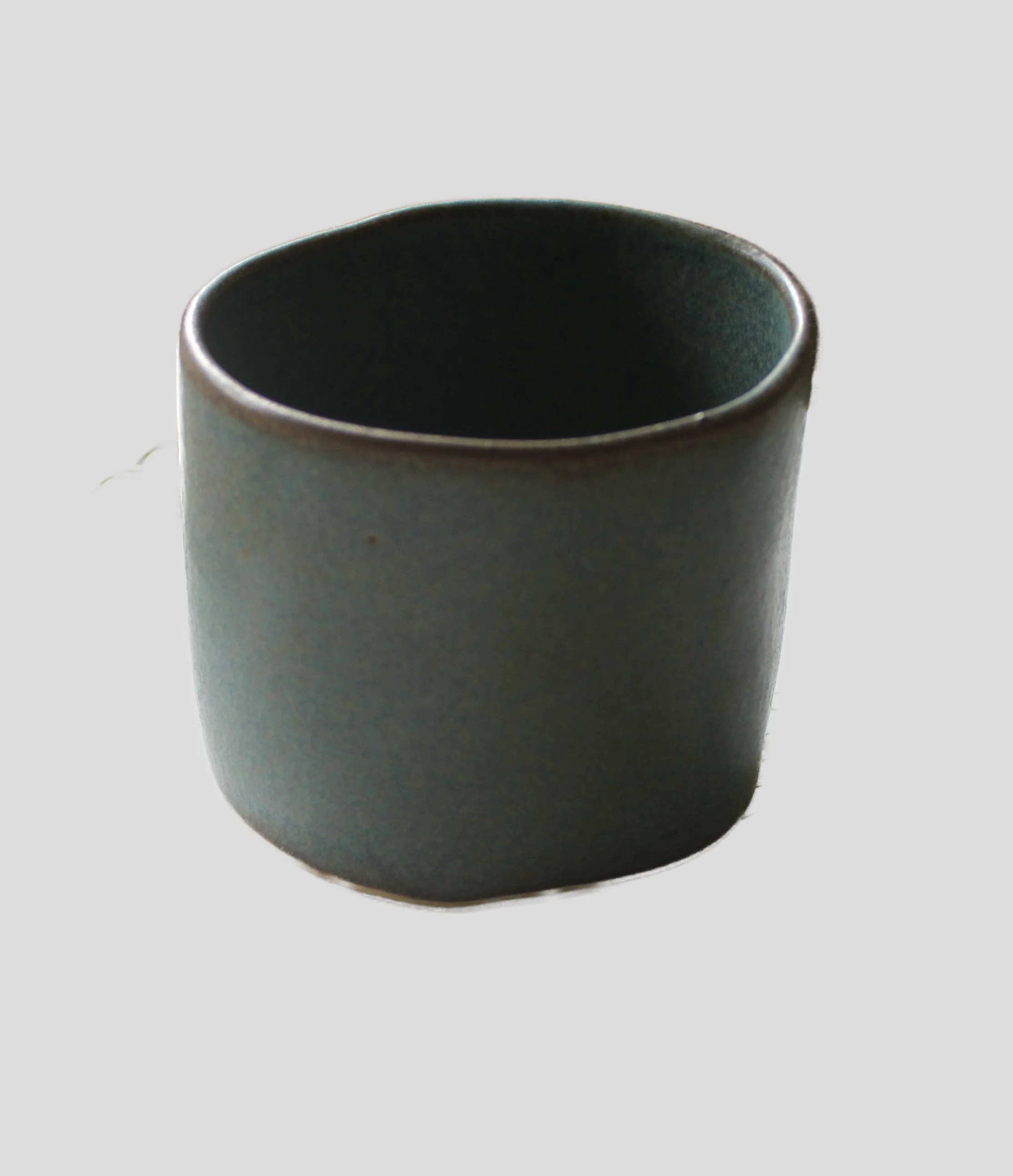 Blue traditional handless mug - Chris Markland