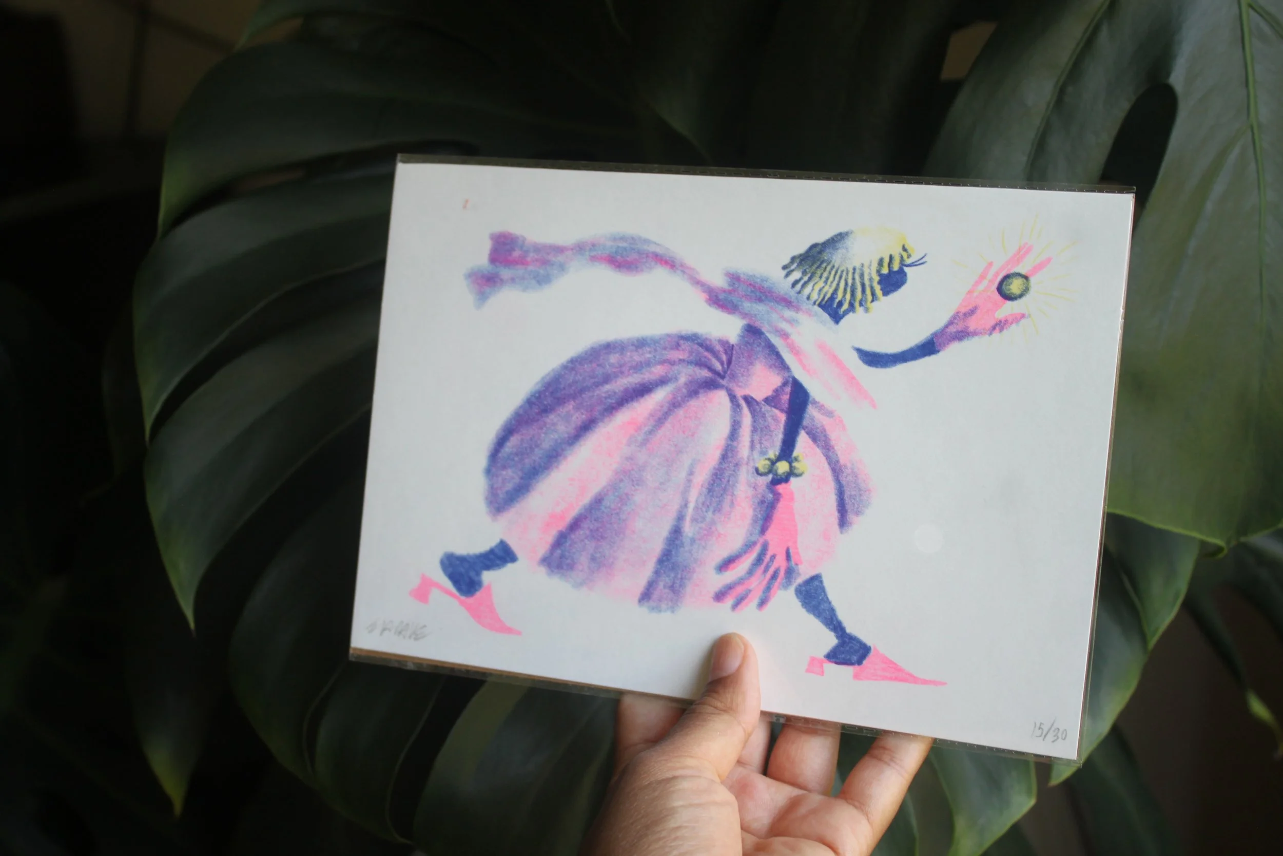 A5 Risograph Print - Eva Nave