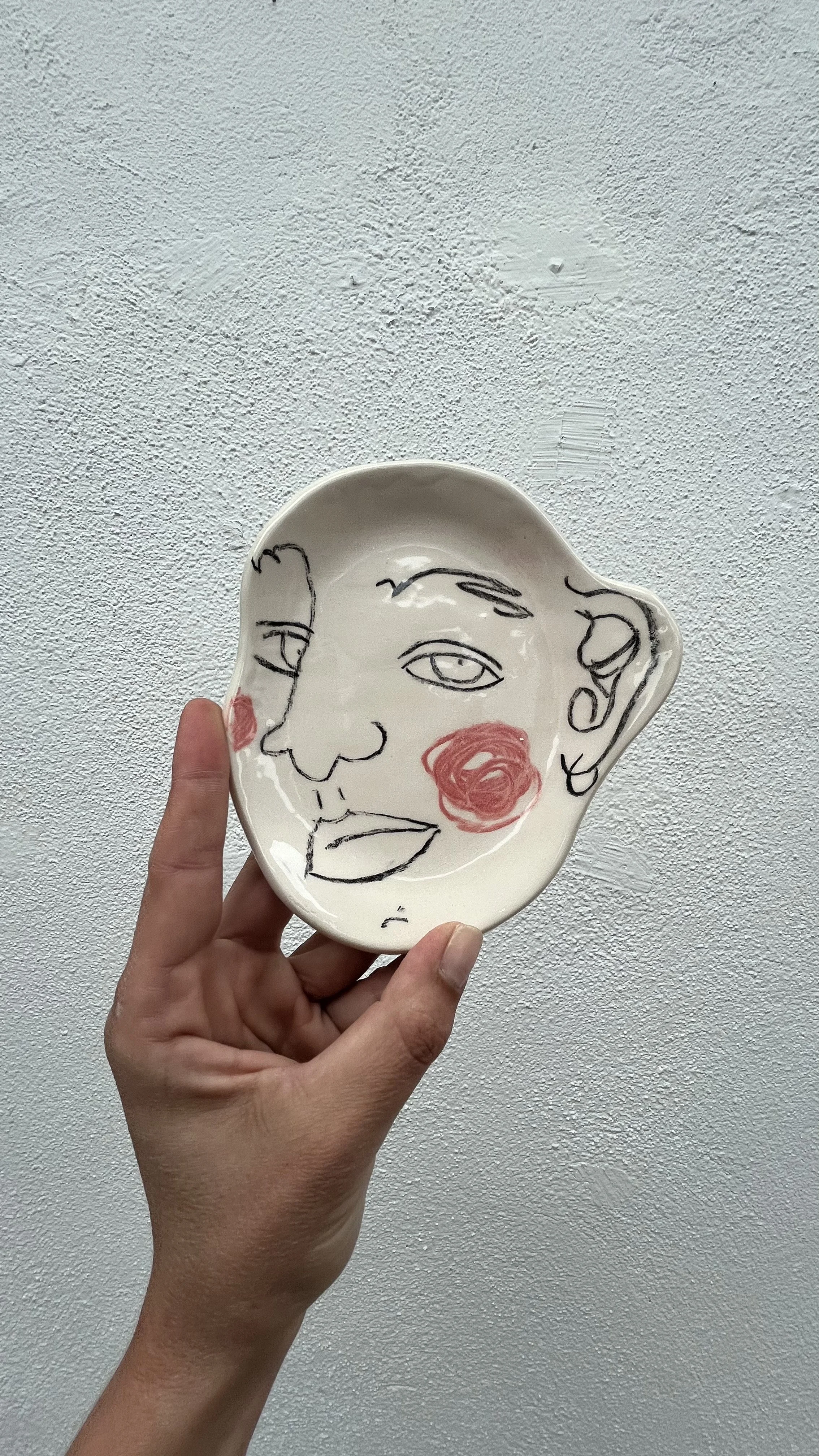 Ceramic Face by Raquel Terenas aka A Goiva