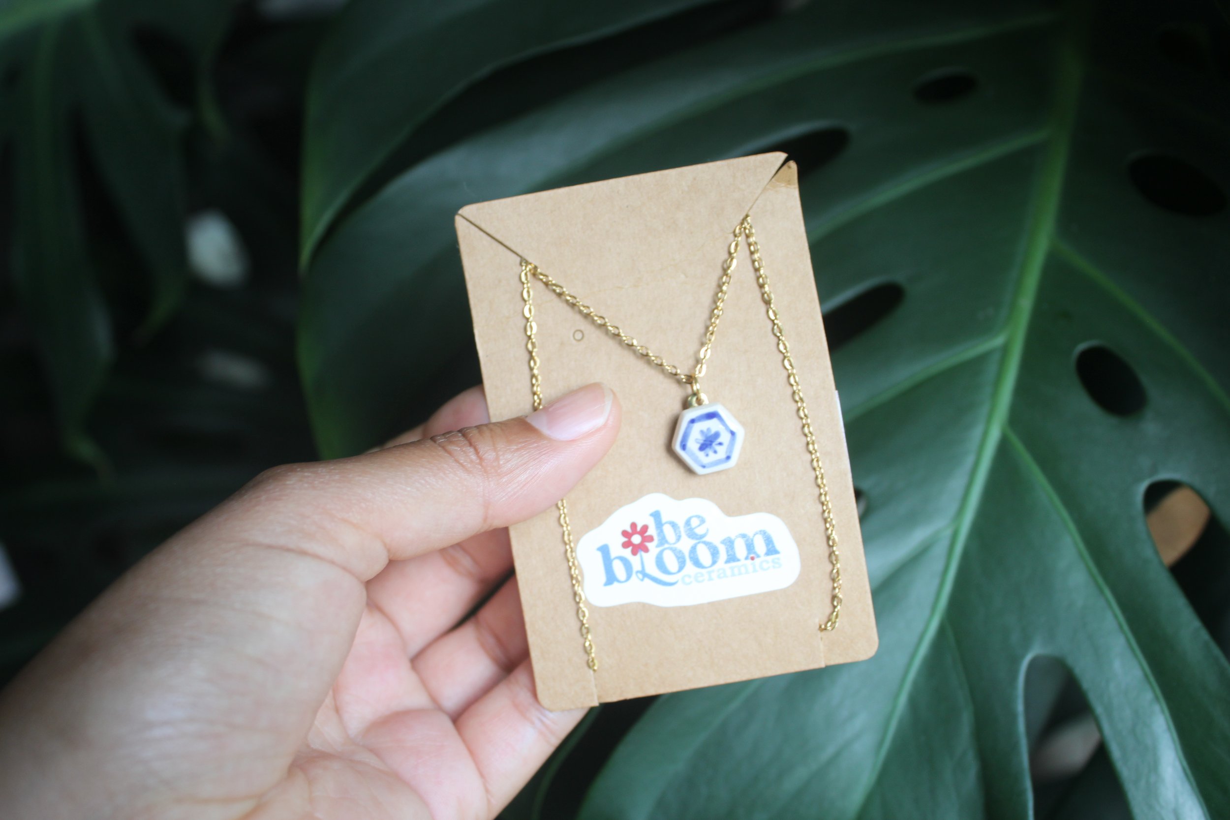 Portuguese Tile Necklace - Be Bloom (Copy)