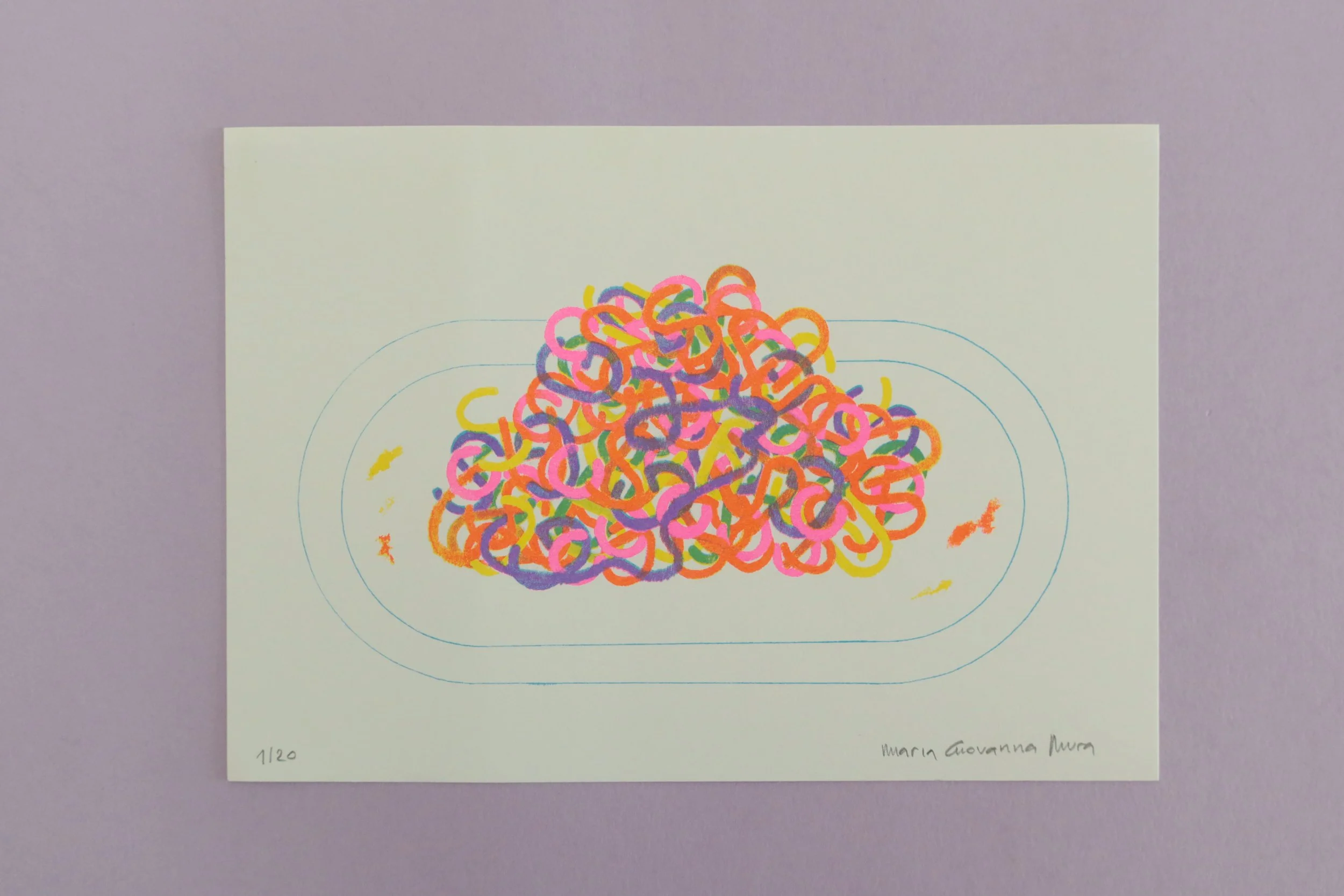 Risograph A5 - Maria Giovanna Mura