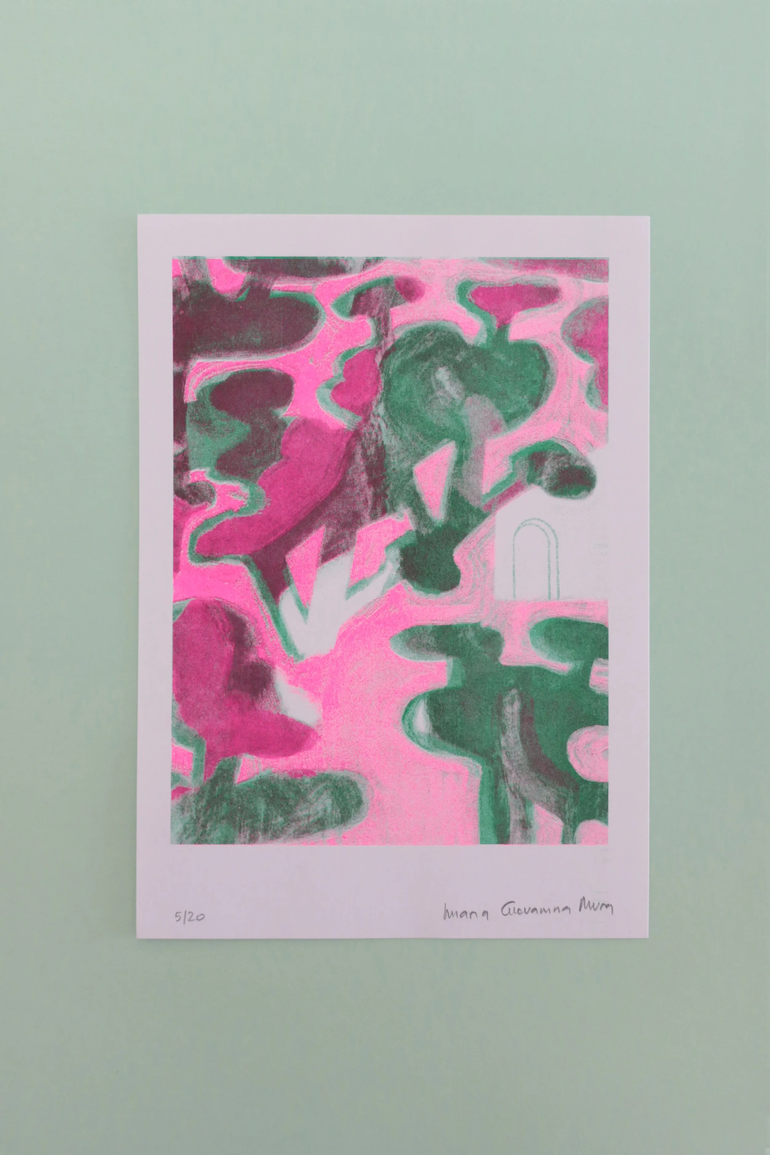 Risograph A5 Regresso a Casa I - Maria Giovanna Mura