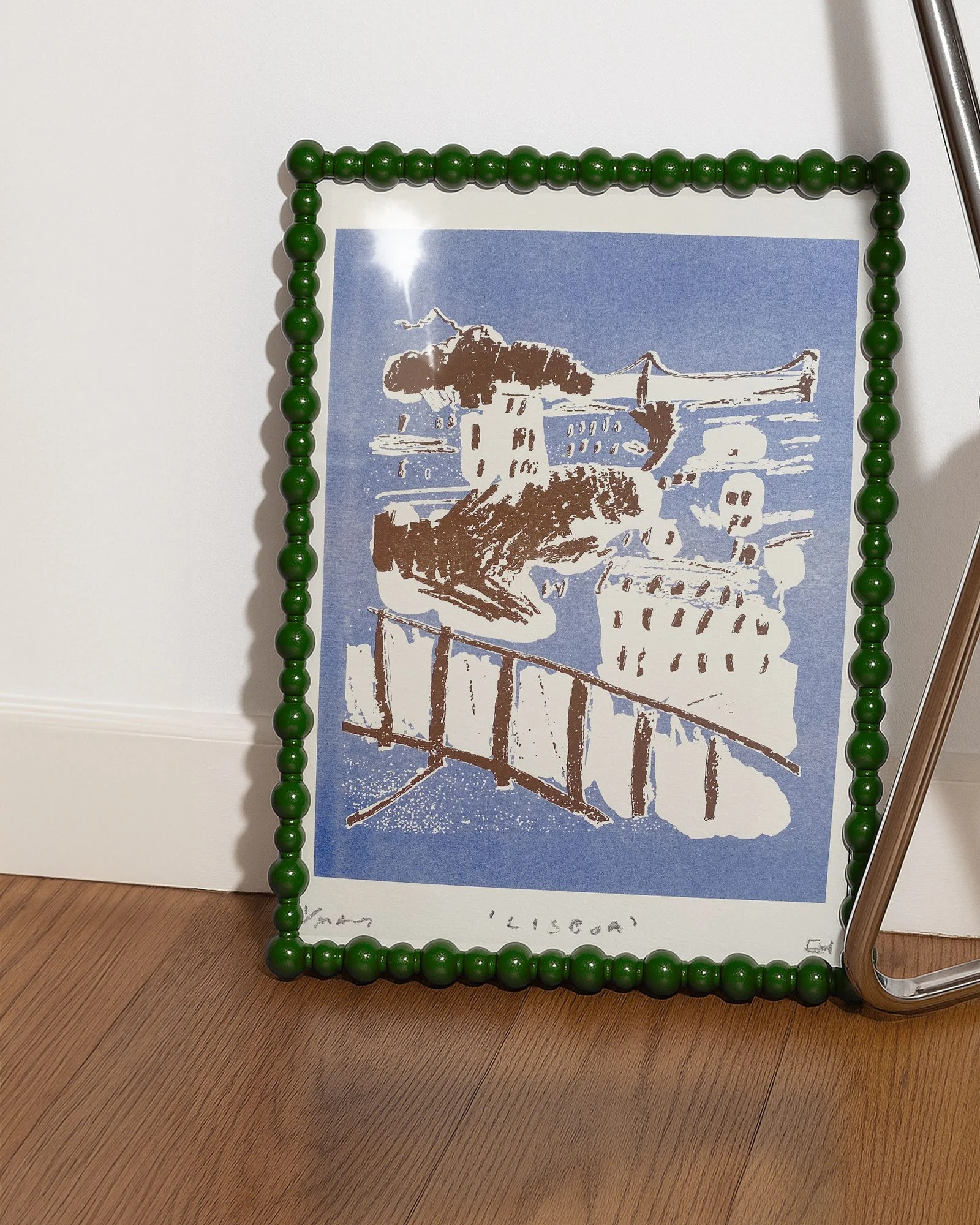 Risograph of Lisbon - Emma Make