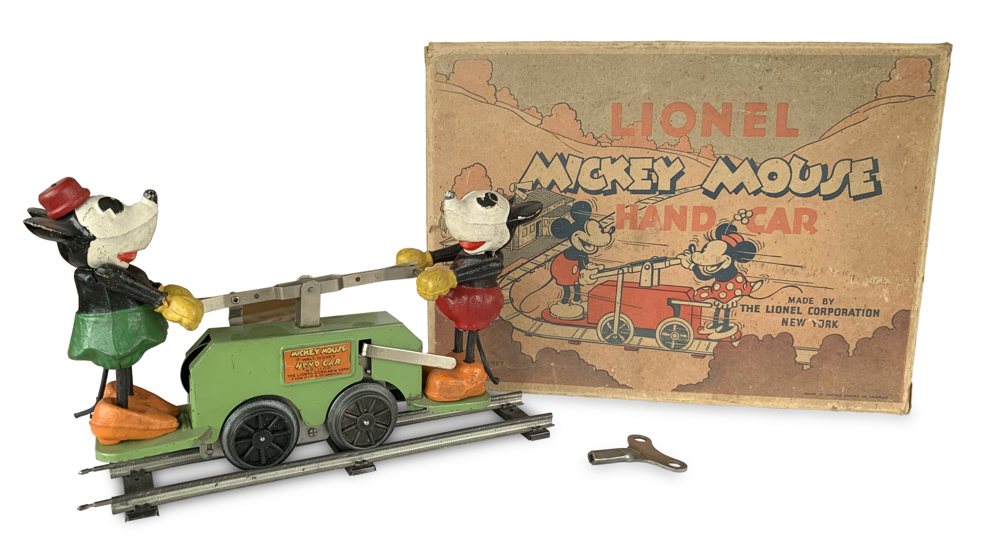 1935 Lionel Mickey Mouse Handcar
