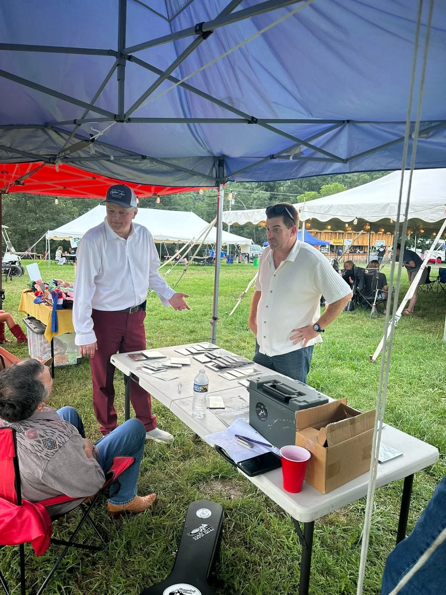 Bluegrass festival 2025 pic record table.jpg