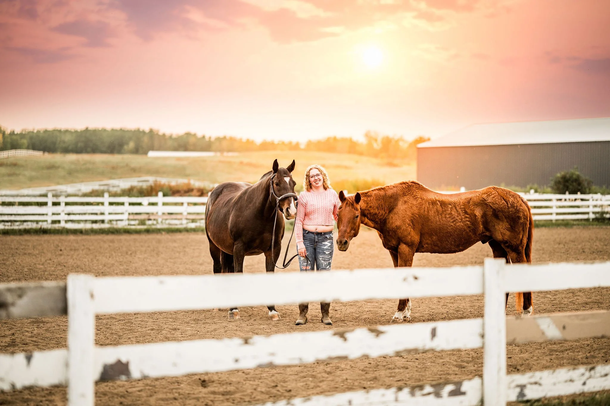 Paige &amp; Her Boys | Highland Park Equestrian | Horse &amp; Rider Portraits by Calgary Equestrian Photographer