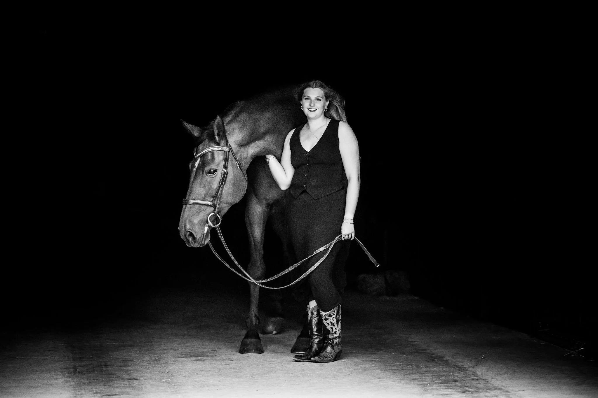 Minea &amp; Geneva | Apex Equestrian | Horse &amp; Rider Portraits by Calgary Equestrian Photographer