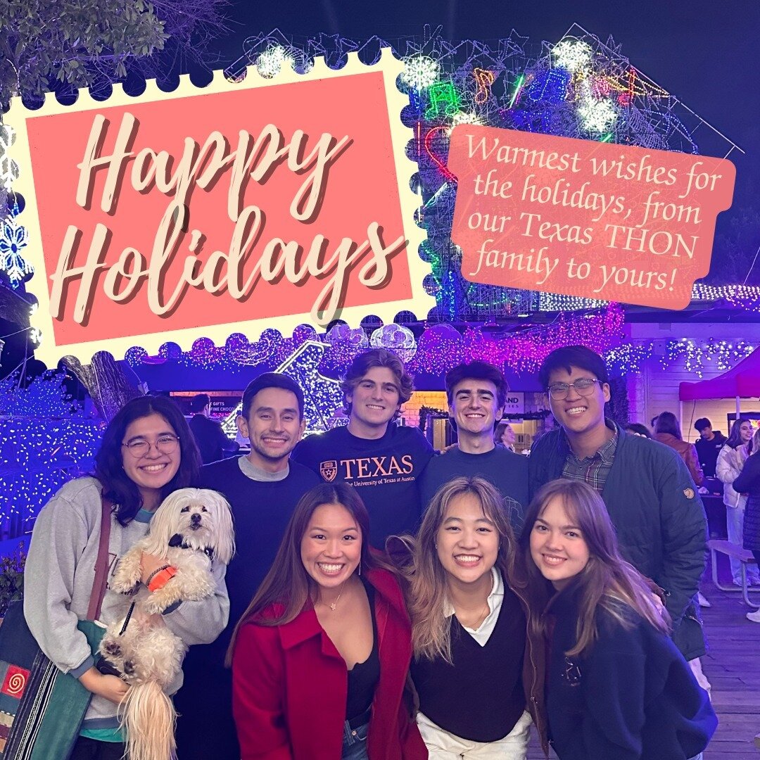 Sending holiday cheer and a sleigh-full of gratitude from Texas THON! 🎄✨ 
To our amazing family, supporters, and fellow participants, thanks for an unforgettable year! Let&rsquo;s keep making miracles together in the year ahead!
