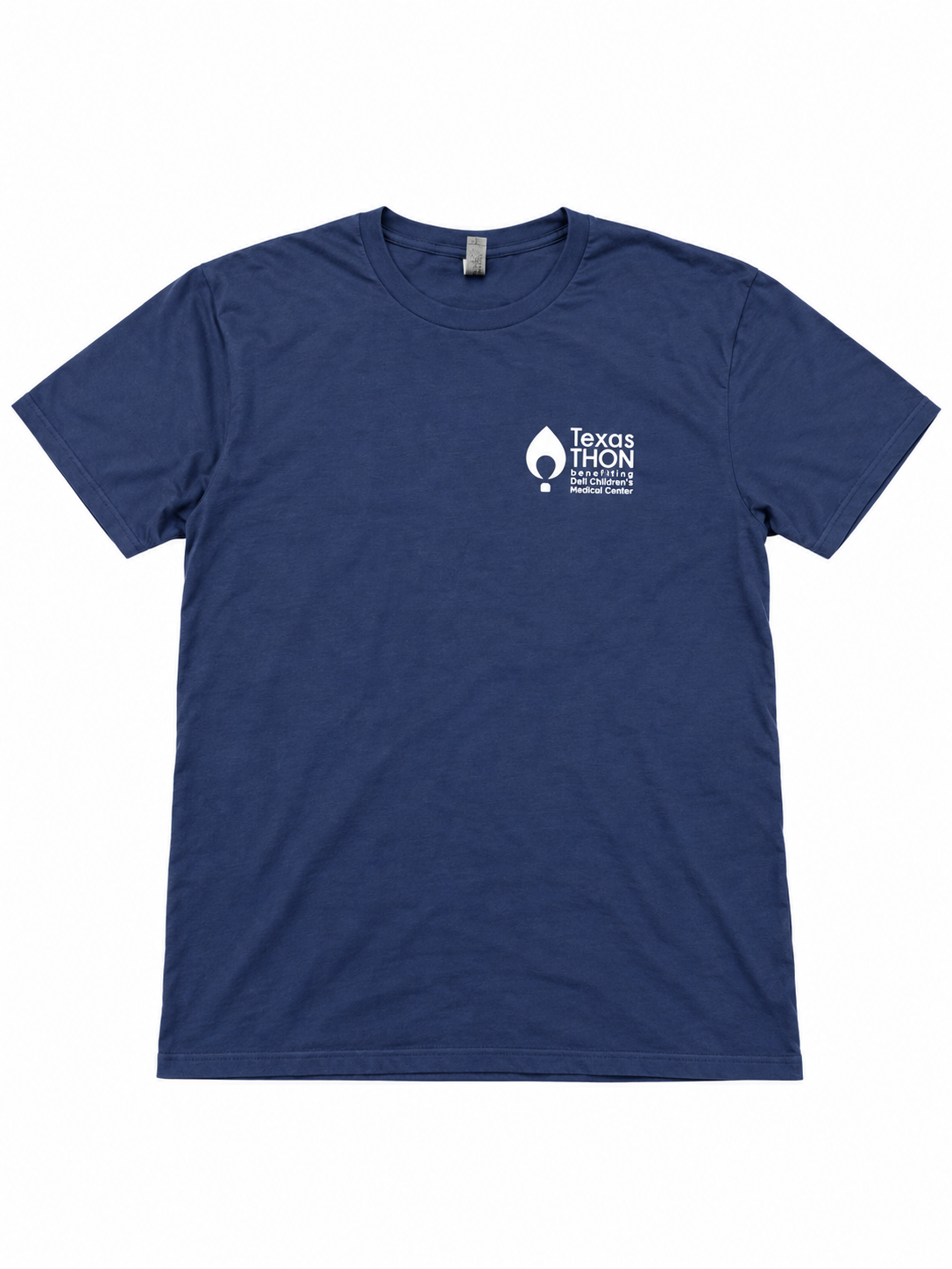 Navy blue graphic T-shirt, front view-1.png