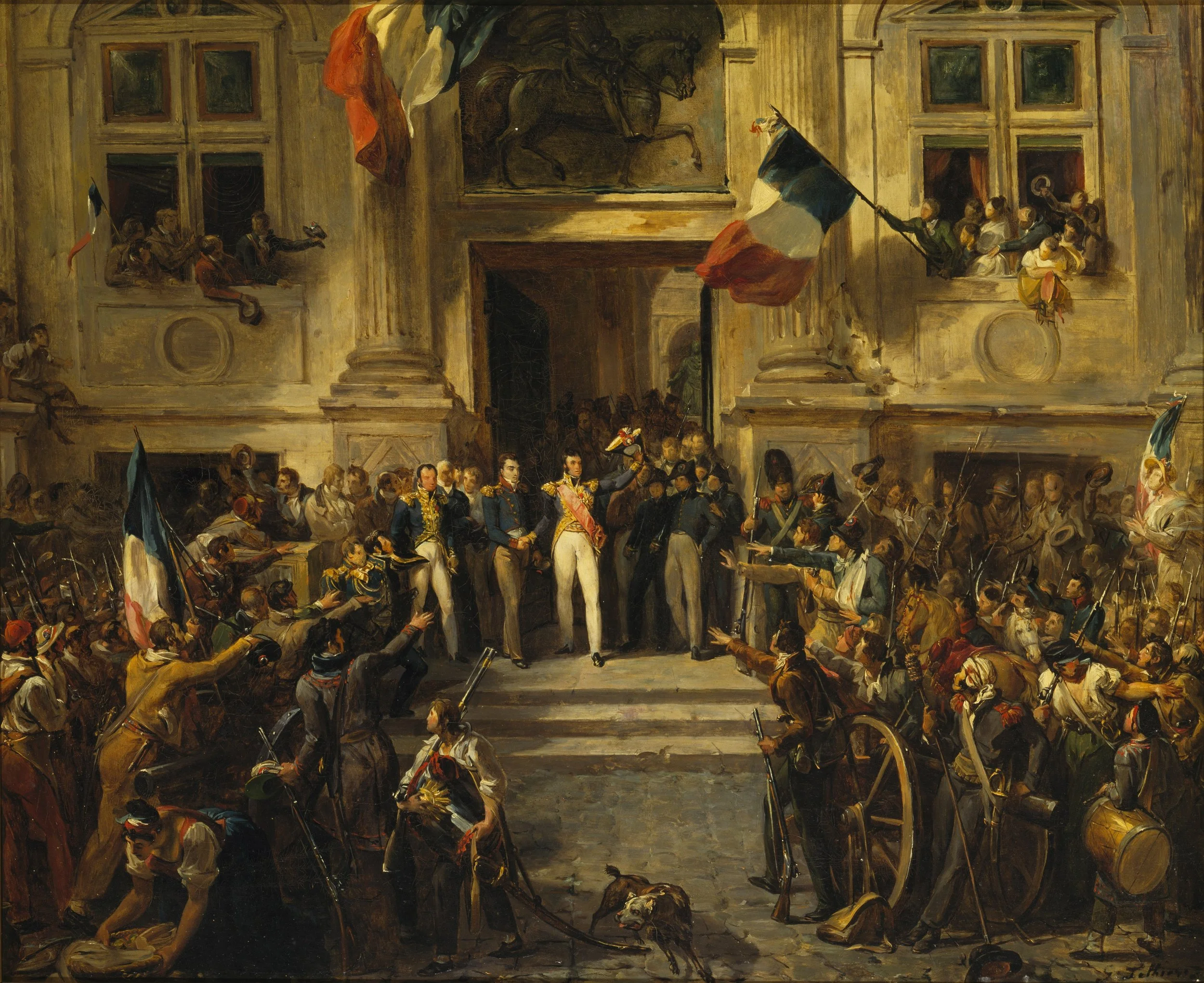 2024-LET.34 Lethiere_Lafayette Introducing Louis-Philippe to the People of Paris.JPG