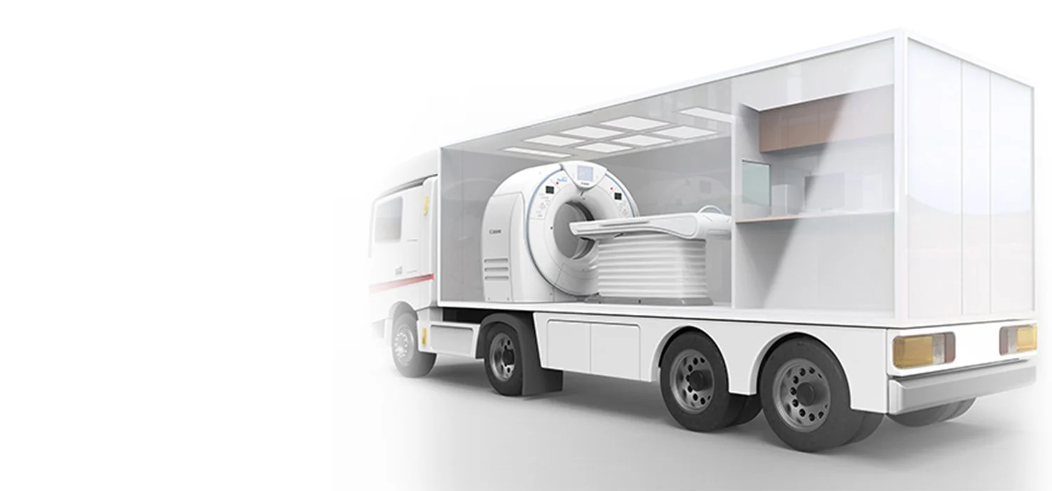Advanced imaging scanner installed in a mobile imaging truck