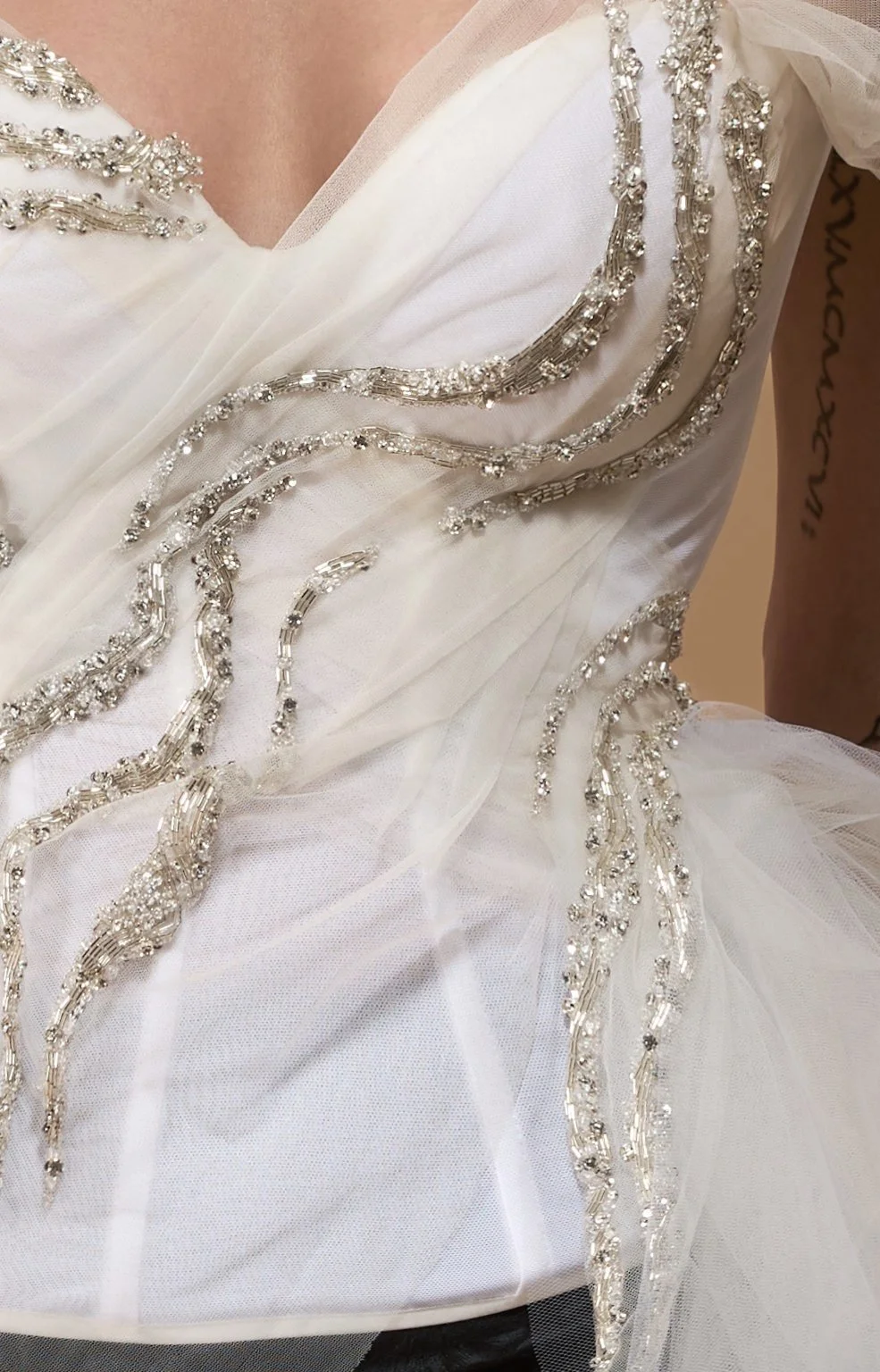 Sculptural model wedding dresses and separates by Angeline Brunk available to rent from her Queen Anne Studio photo by Logan Westom