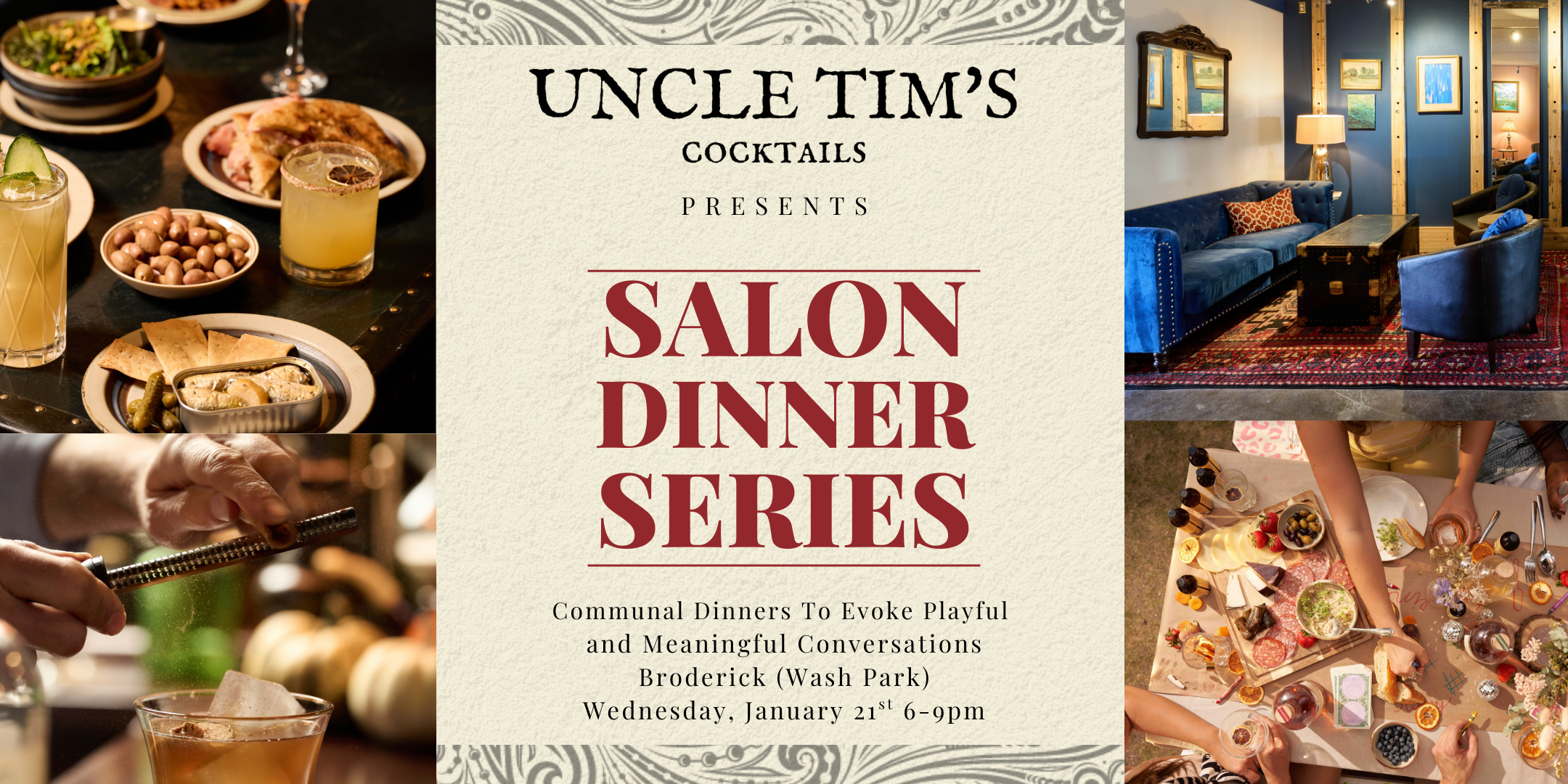 Salon Dinner Series: It's Back At Broderick!