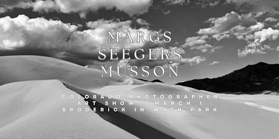 Art Show Opening - Colorado Photographer Margs Seegers Musson