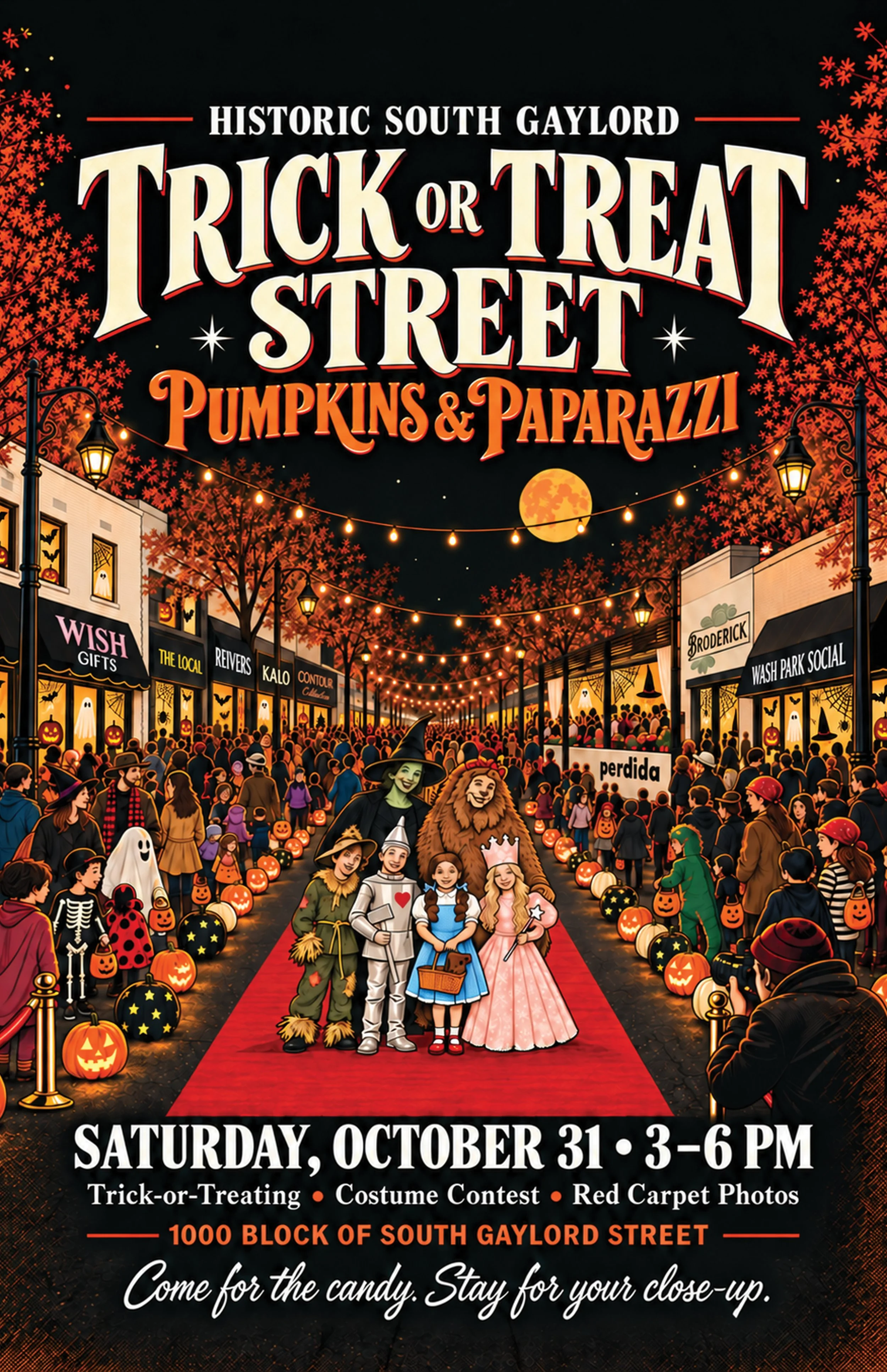 Trick or Treat on South Gaylord Street