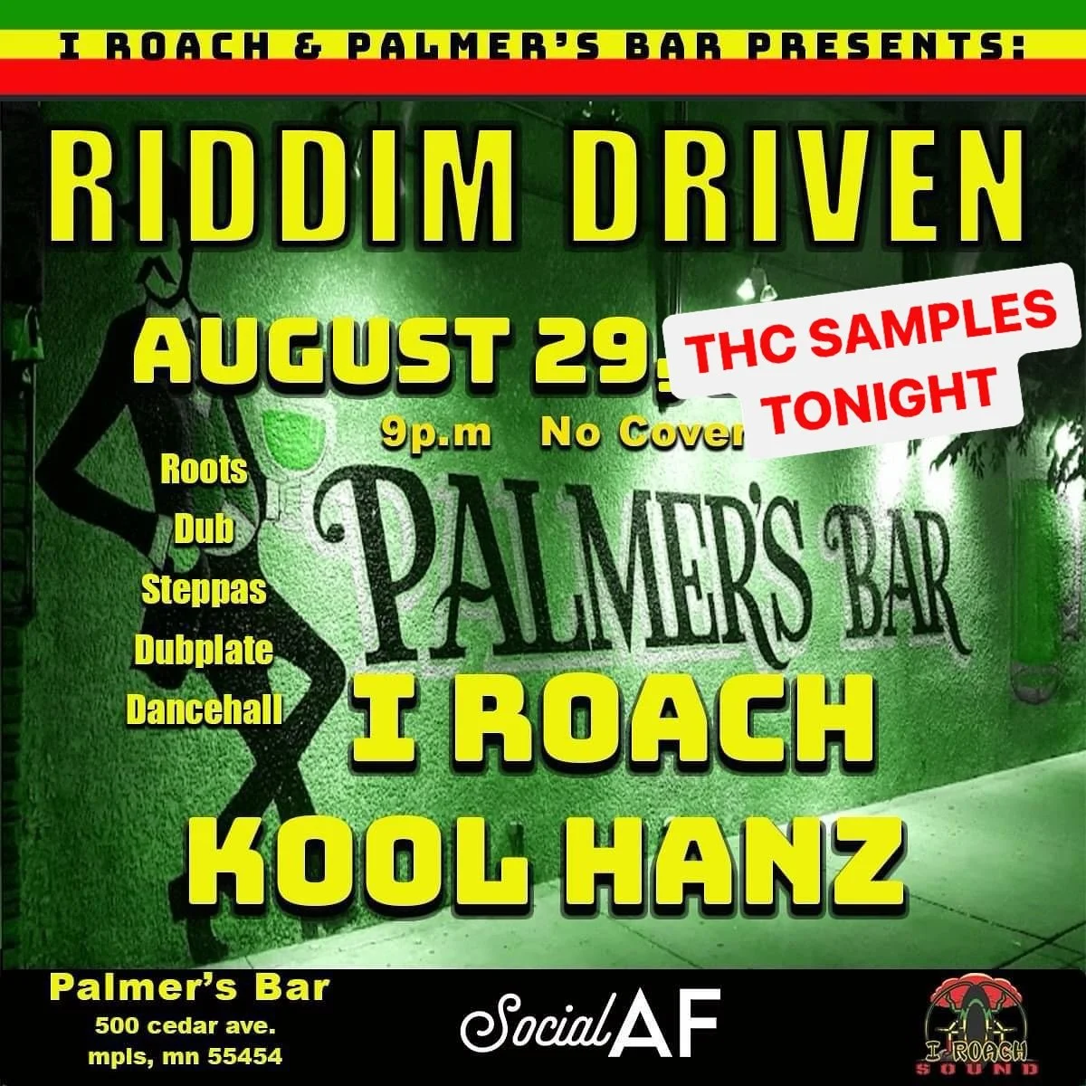 Come down tonight to @palmersbar and sample some nice THC samples from our Canna-Curious Calendar sponsors!  See you there!