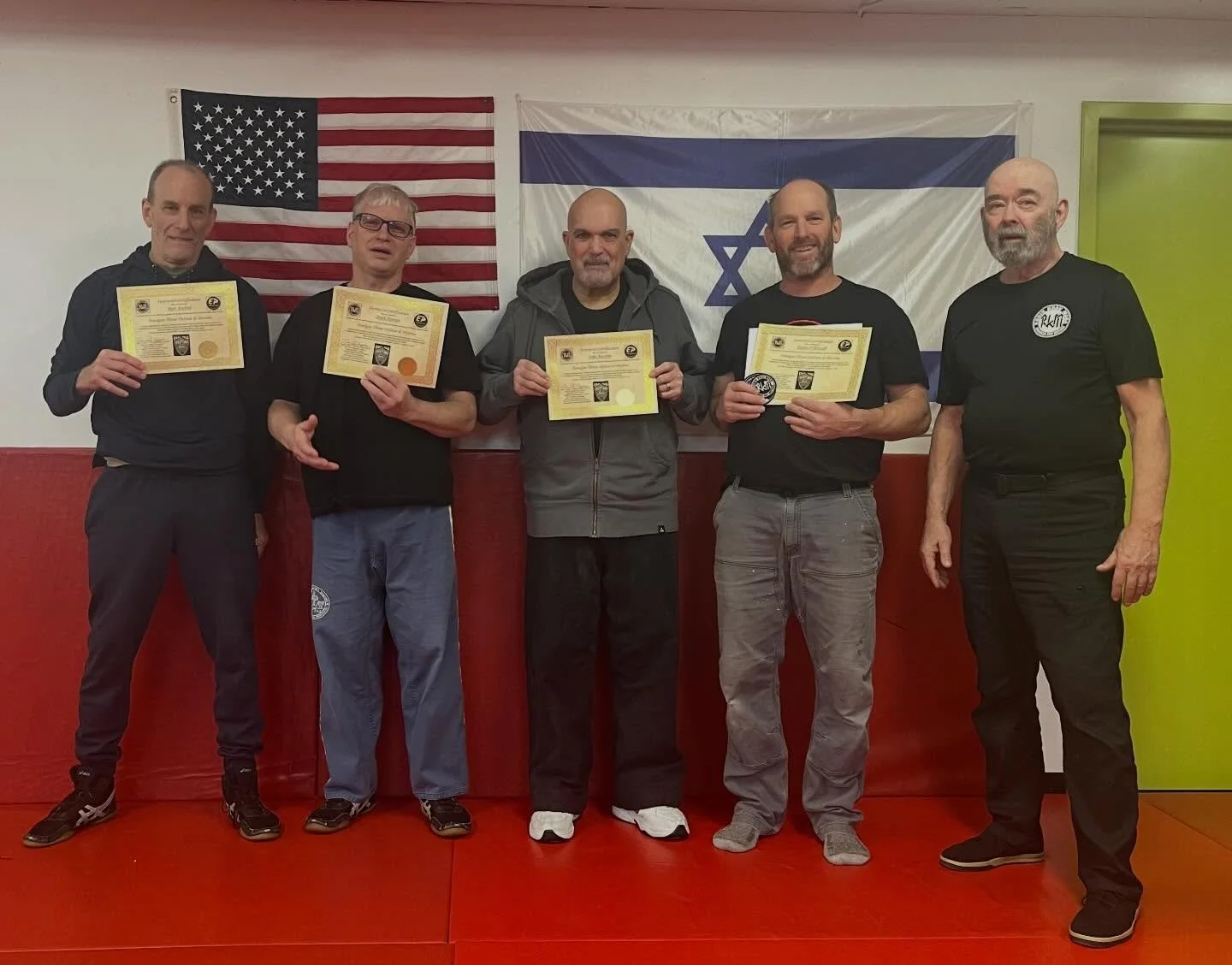 Thanks to David Kopec for teaching a great handgun disarm program from his Ronin Krav Maga curriculum. 

Congratulations to great instructors and training partners John Agostini, Mark Dennen, and Kevin O&rsquo;Driscoll.

#kravmaga #selfdefense #train