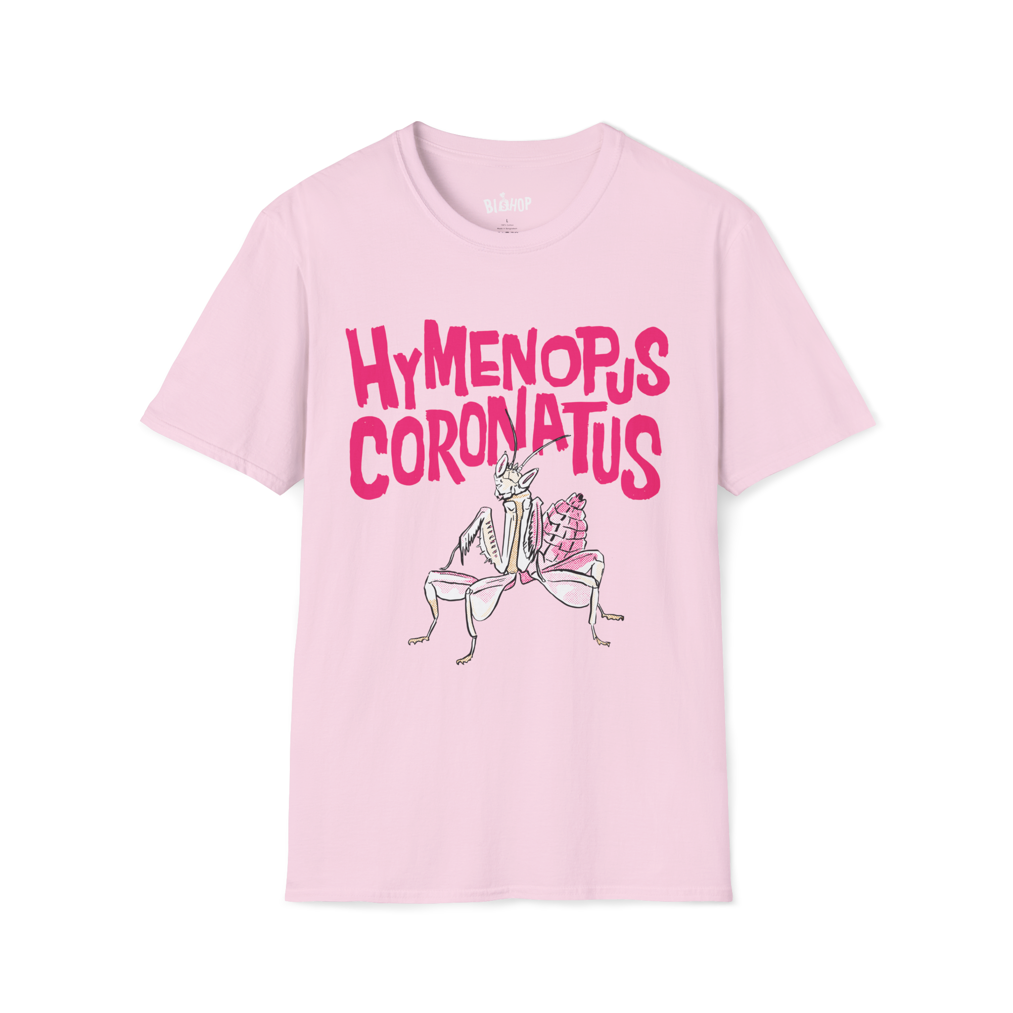 Hymenopus coronatus Light Pink T-Shirt