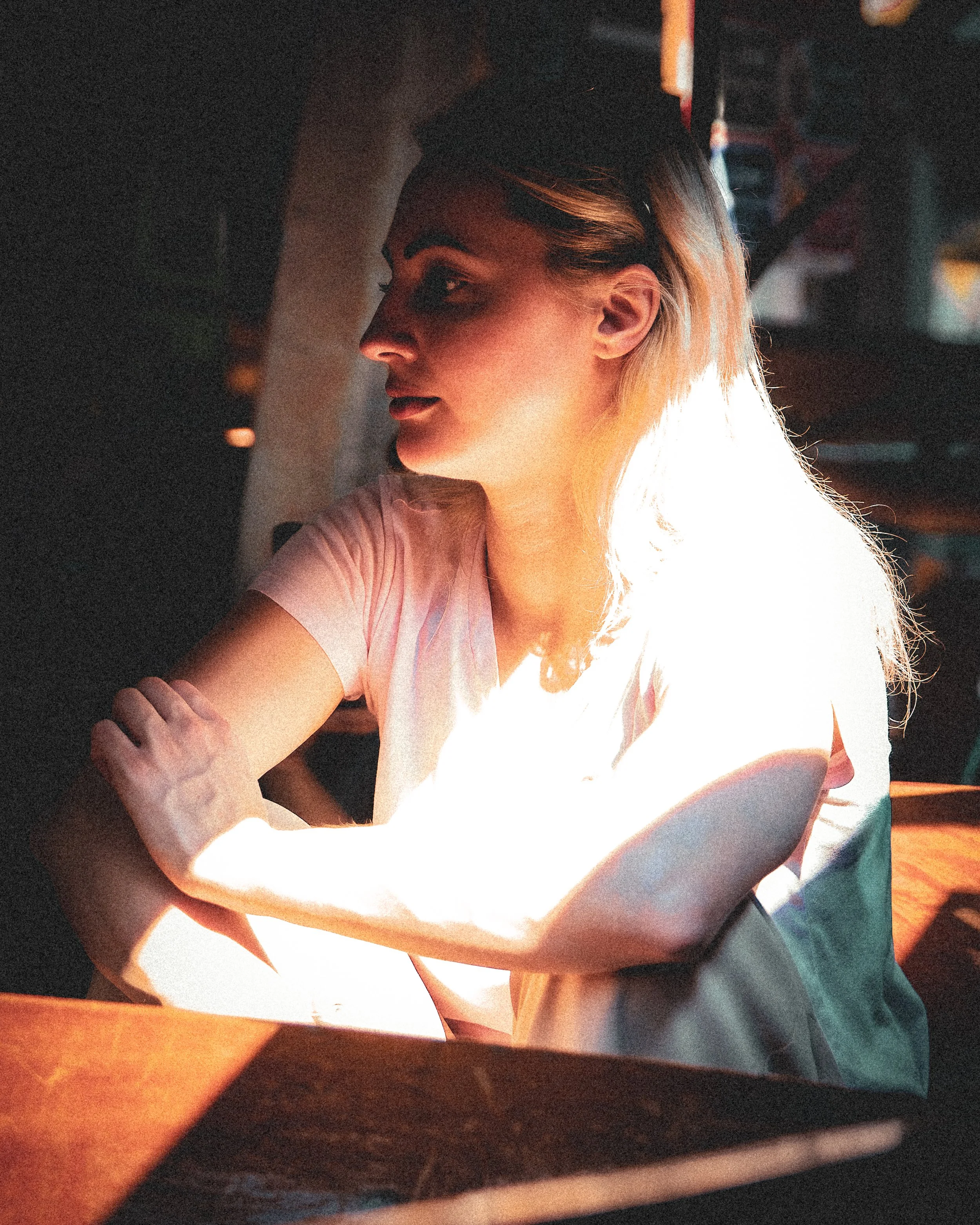Floating Market - Lady lost in thought.jpg