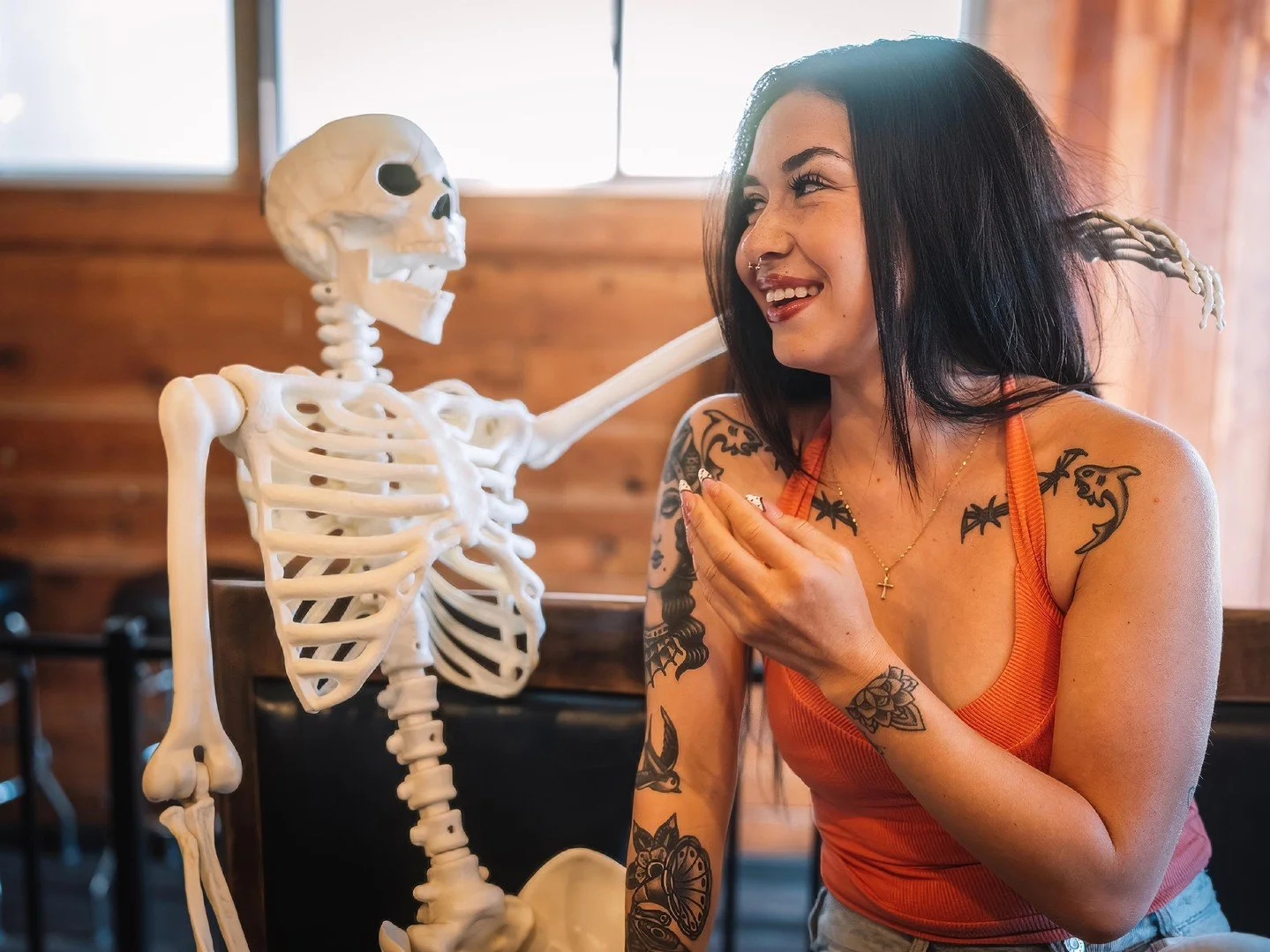 Pro tip: find you someone who looks at you the way Bones looks at Raegan!
We're feeling good heading into the spookiest week of 2025, with a Friday night Screechcomber Halloween Bash on the horizon! Come get the last Sunday Funday of October right w