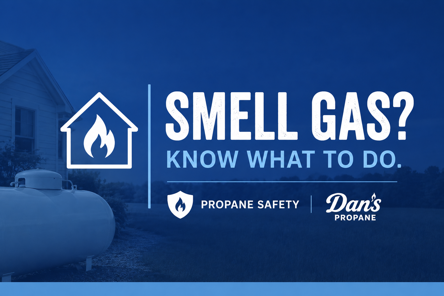 What should you do if you smell Gas??