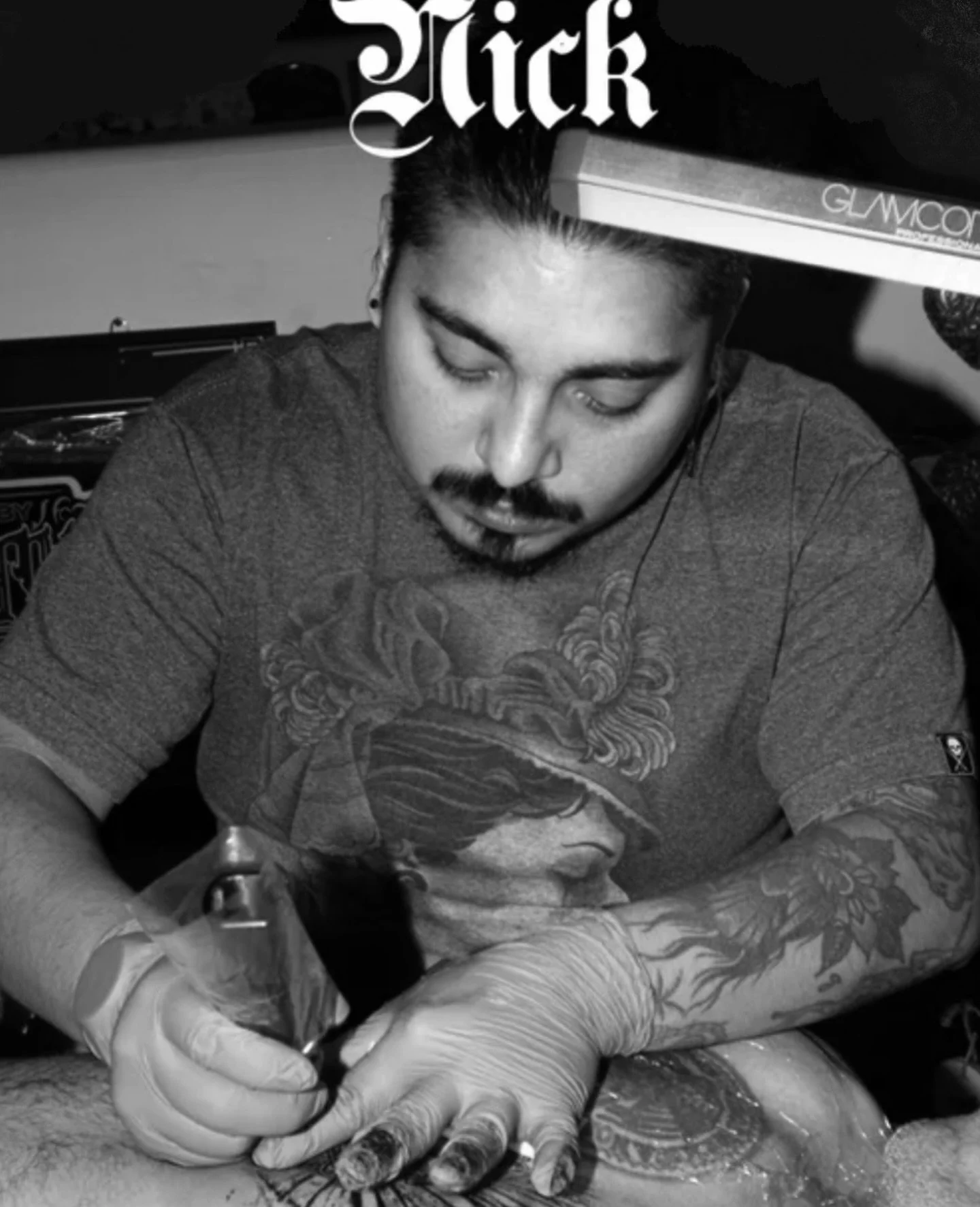 Meet the Artist: 
Nick Mtz Saenz fell in love with the craft of tattooing in 2013 and found an apprenticeship. Soon after he completed his apprenticeship the shop closed. But he did not let that deter his ambition to become a tattoo artist. Finding a