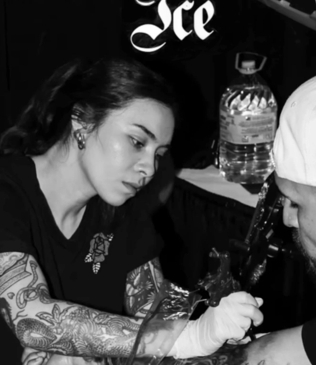 Meet the Artist: 
Isis Flores, known as Ice, started her tattoo apprenticeship at Buena Suerte Tattoo in 2021. She has 3 years tattooing, working on black and grey, fineline/ornamental, and also open to any style. 
.
To book with @isisfloreees swing 