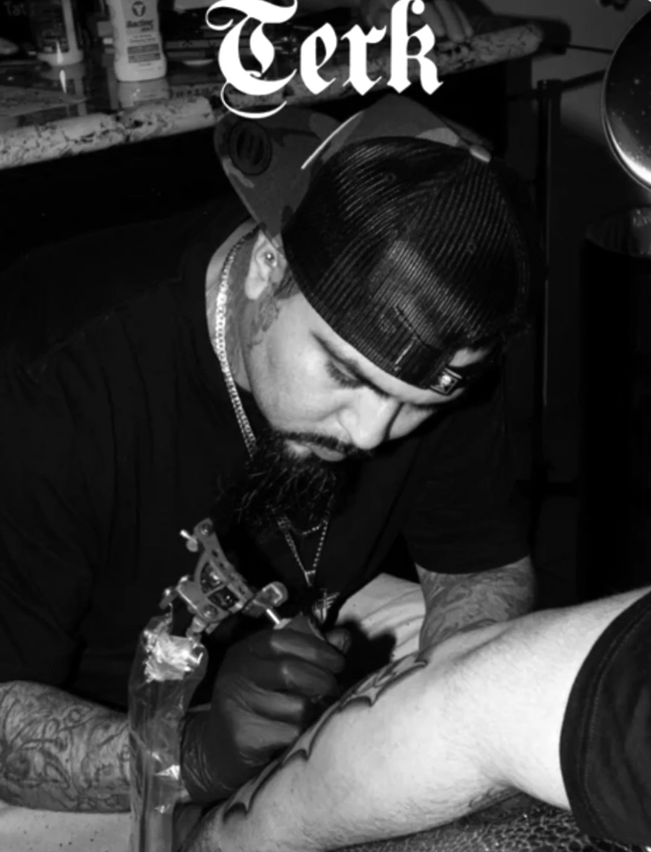Meet the Artist: 
With over 8 years experience Terk Rios has worked in here at Buena Suerte Tattoo and out of state shops throughout his career and has rapidly progressed in his craft. You can find his black and grey realism tattoos walking the stree