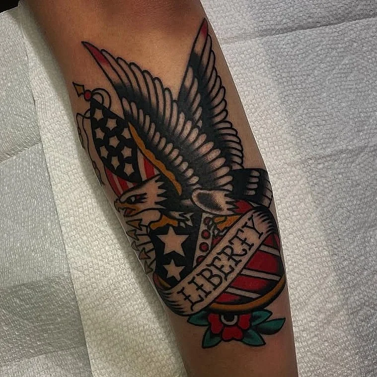 Check out this Liberty Eagle done by one of our resident artist @donnie_gnar !