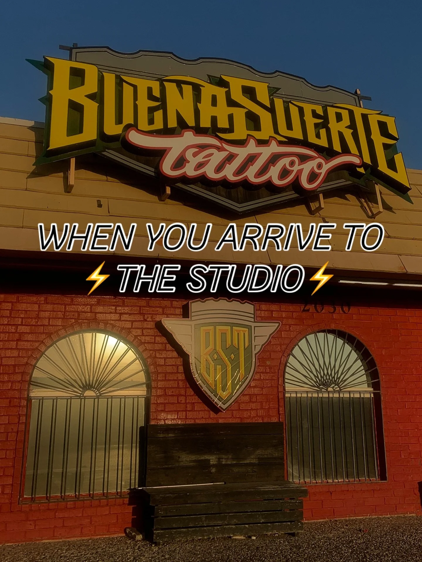 💥What to expect for the day of your appointment 💥
.
The studio is located at 2030 N Cage Blvd. 
Open from Tuesday - Saturday from 12 pm - 8 pm 
.
⚡️Walk-ins Welcome ! ⚡️