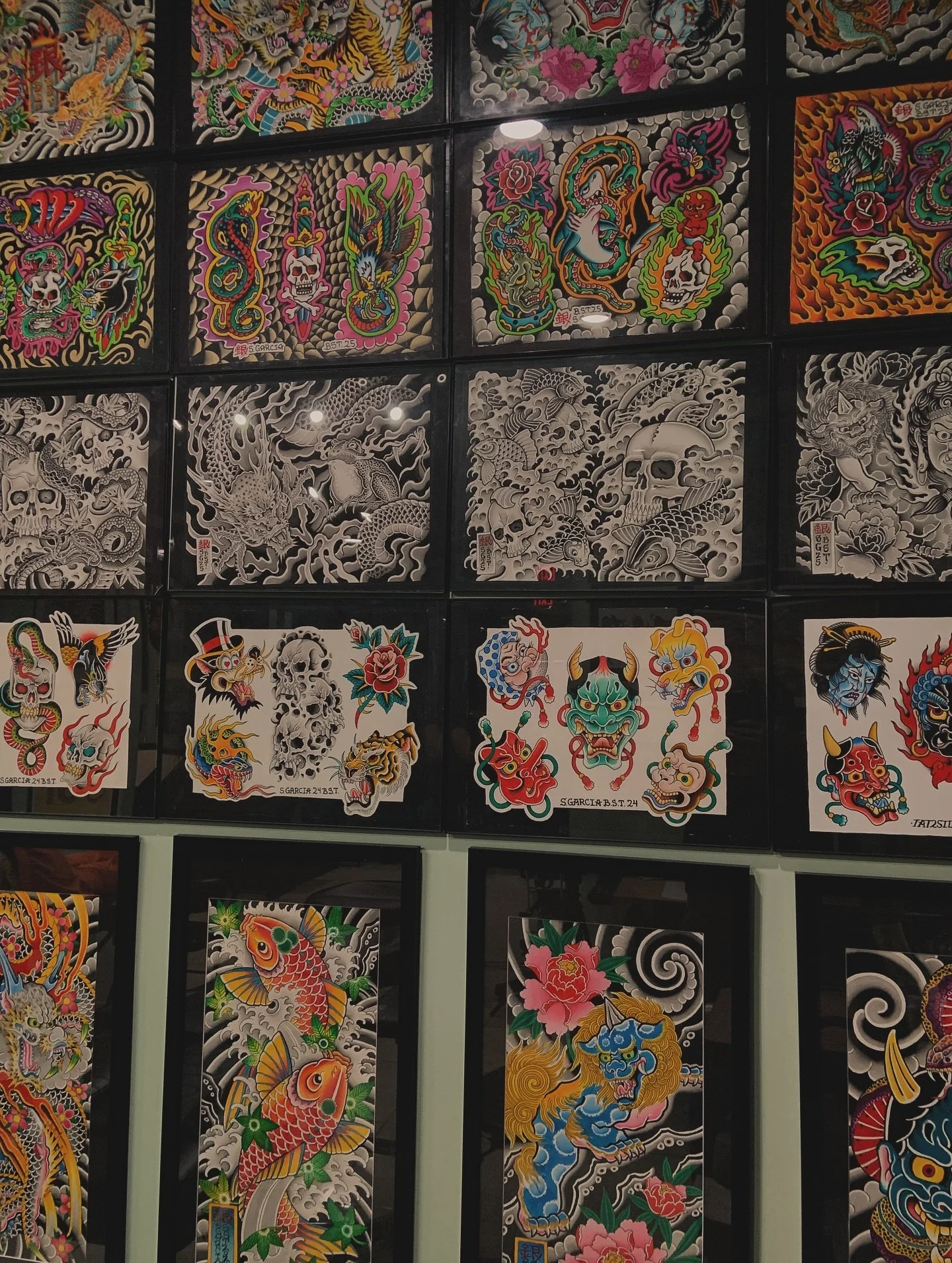 Japanese traditional sleeve in progress done by @tat2silver ! 
. 
He has many designs available whether you pick from the wall or have a custom made 🔥
.
To book with him send him DM or swing by the studio