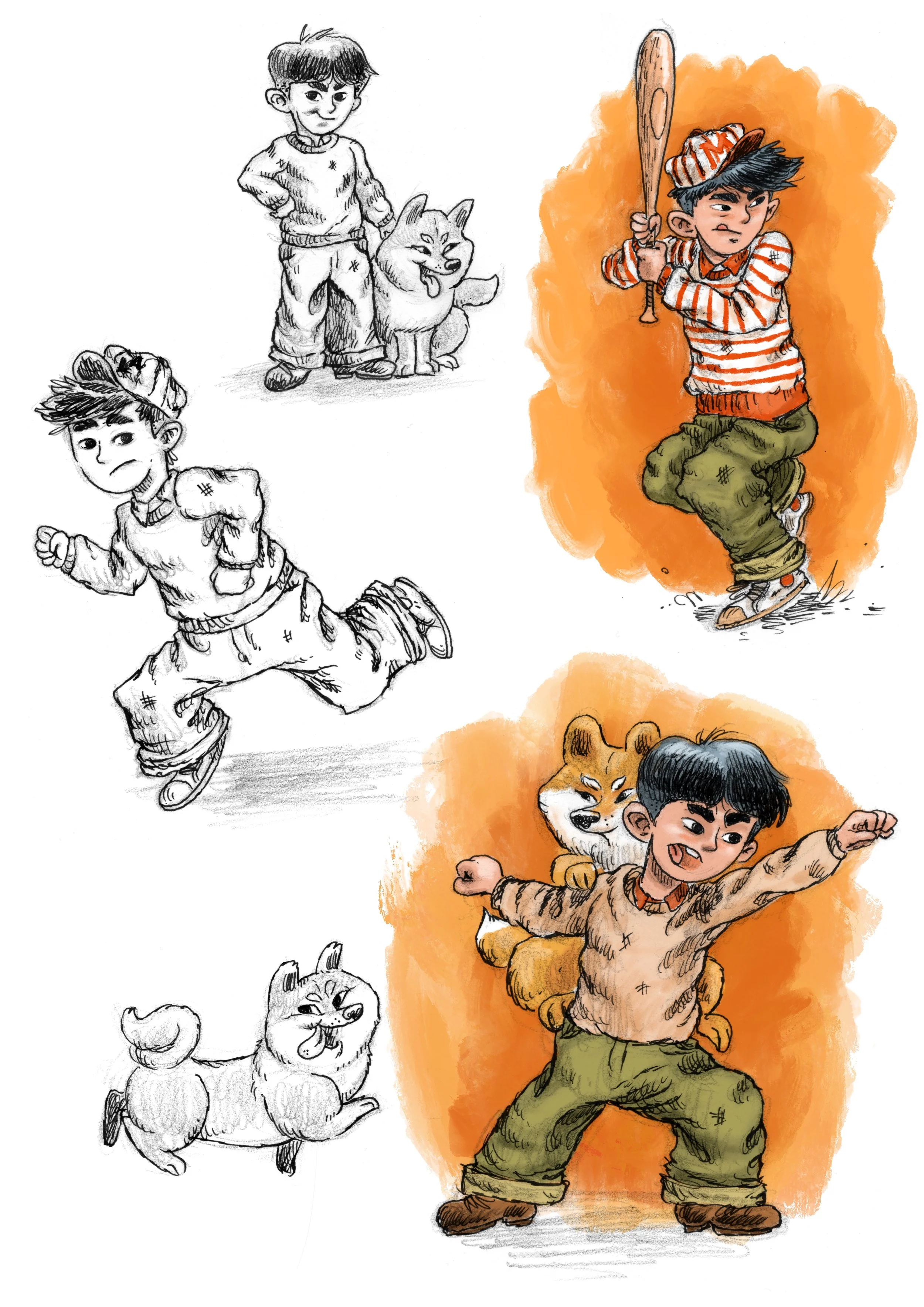 Momotaro_Character_Study_COLOR_B&W.jpg