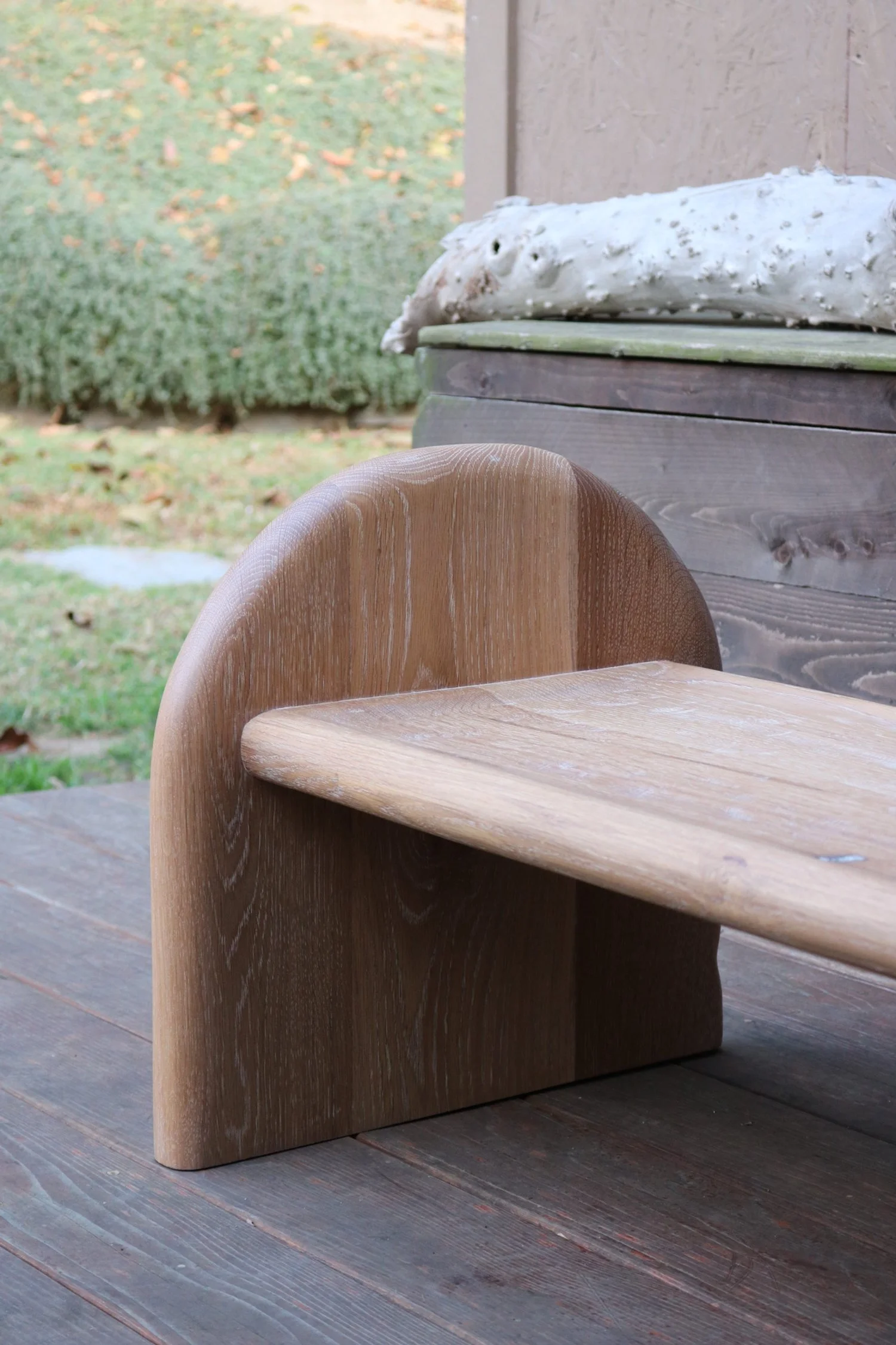White Oak Low Bench