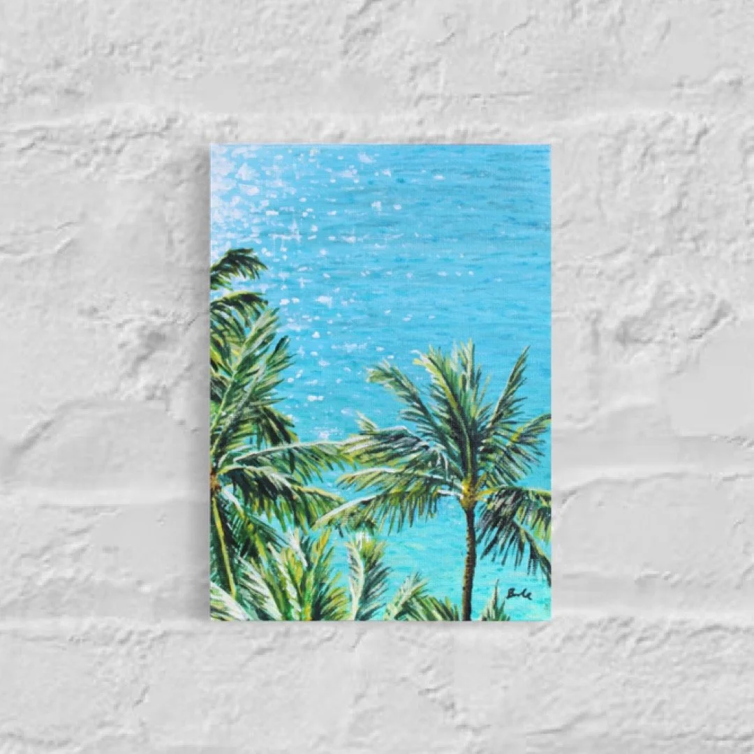 Sparkles and Palms 5" x 7"