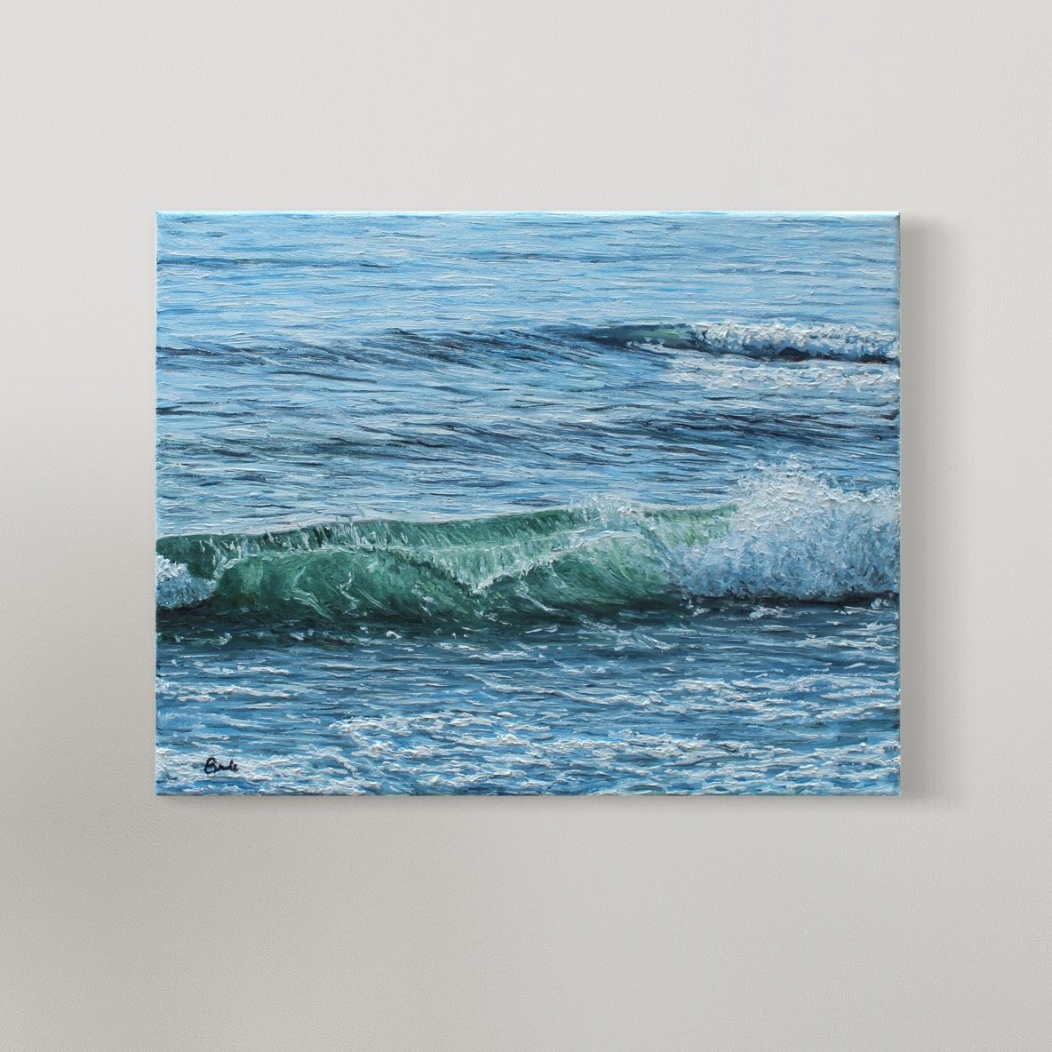 Blue Waves 11" x 14"