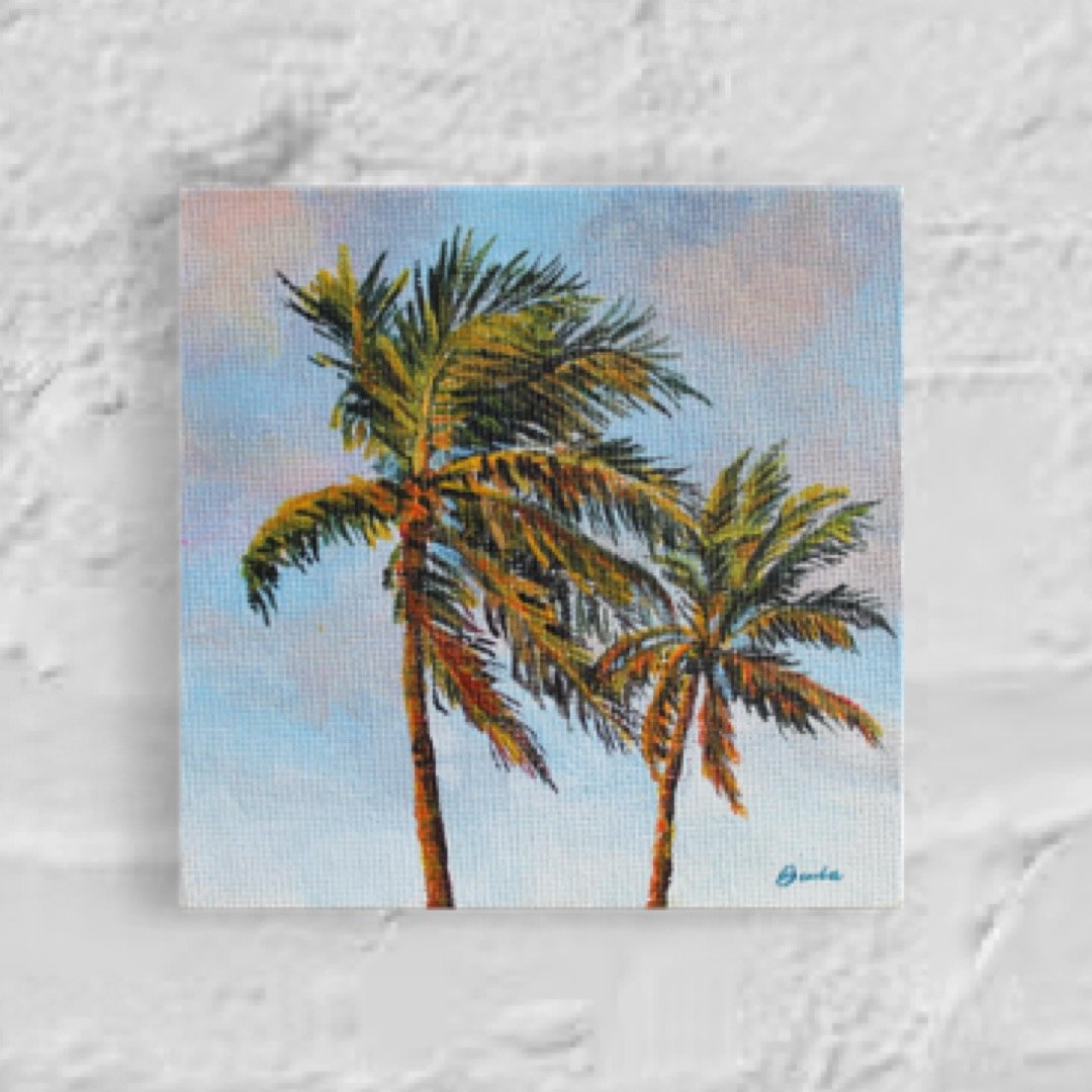 Sunset Breeze 4" x 4"