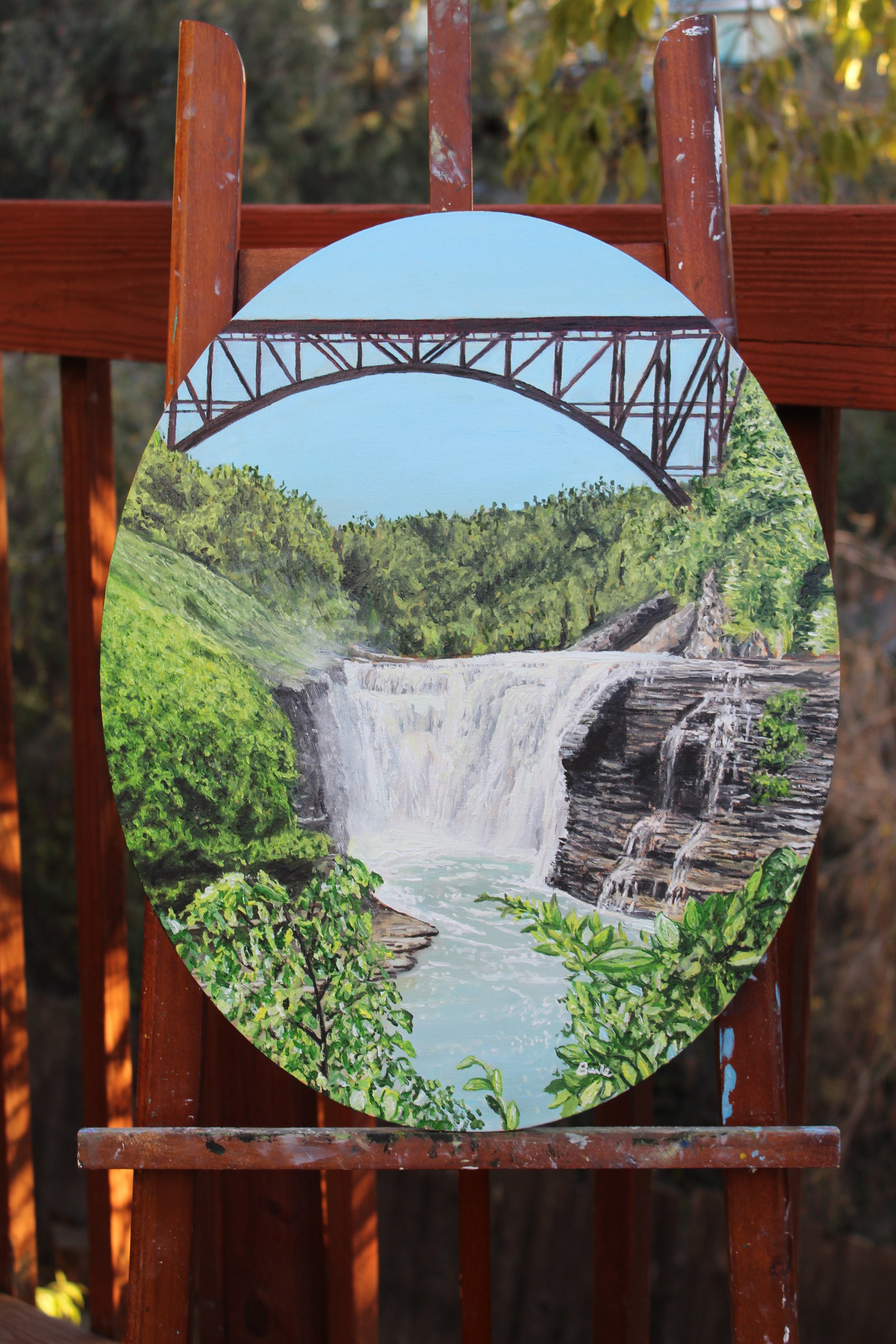 Letchworth Upper Falls 16" x 20"