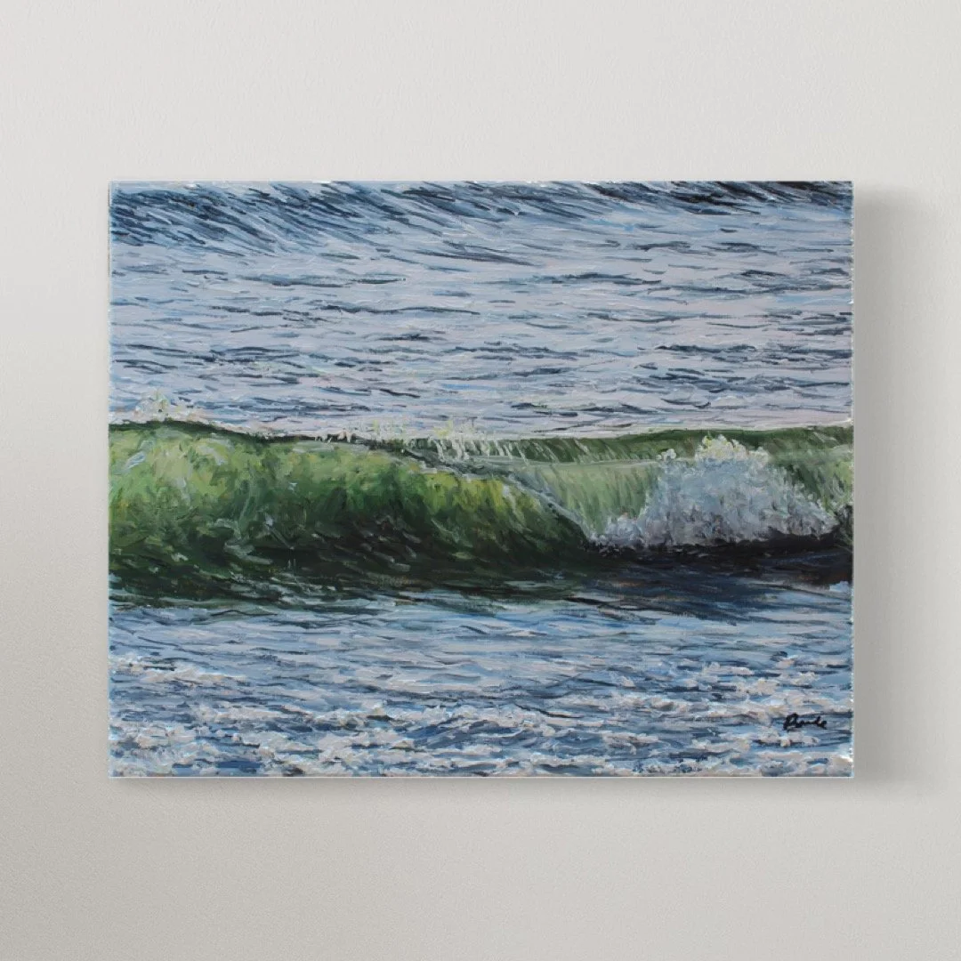 Windansea Wave 11" x 14"